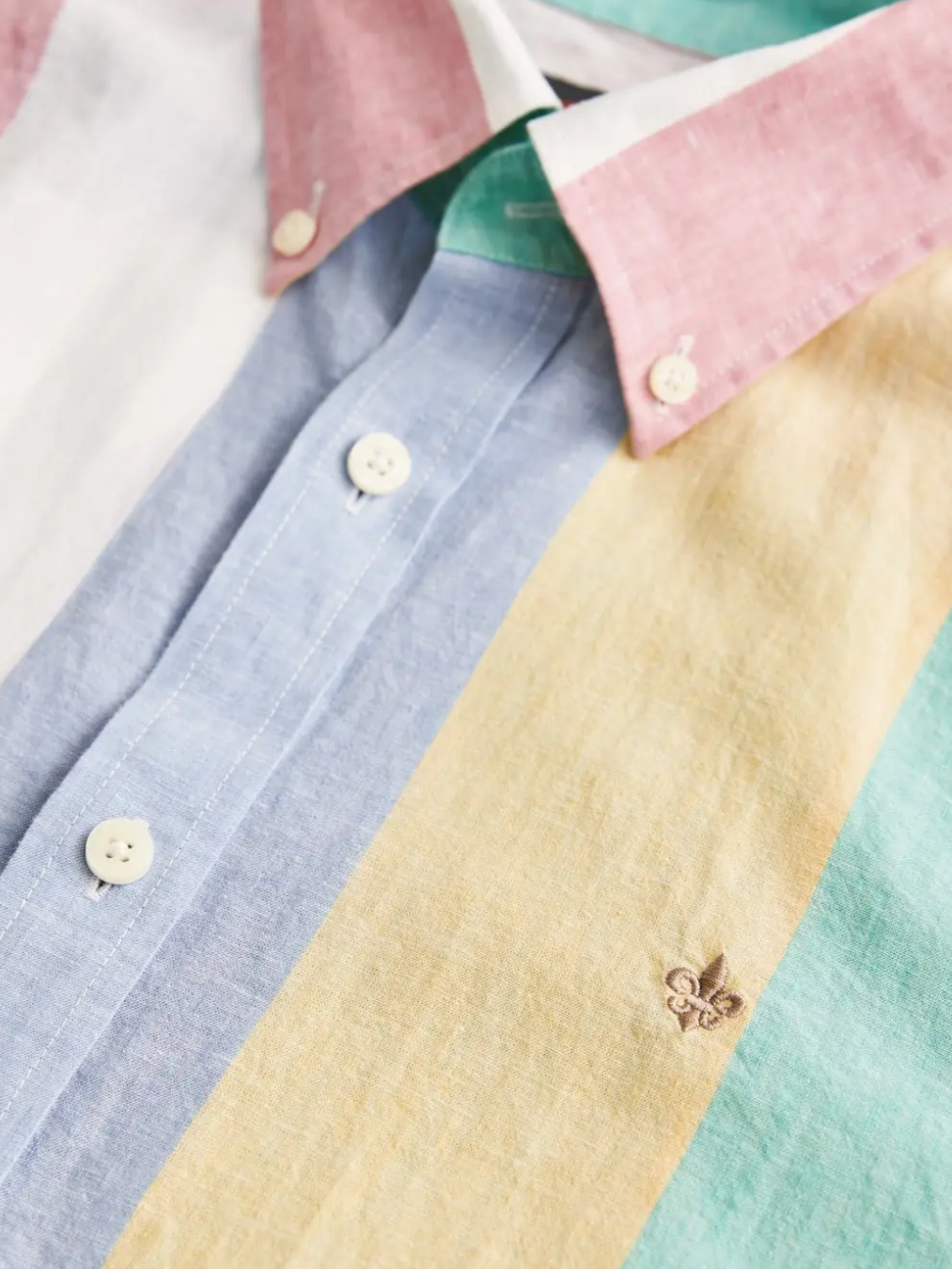 Morris Happy Linen Stripe-Skjorte-Morris-Aandahls