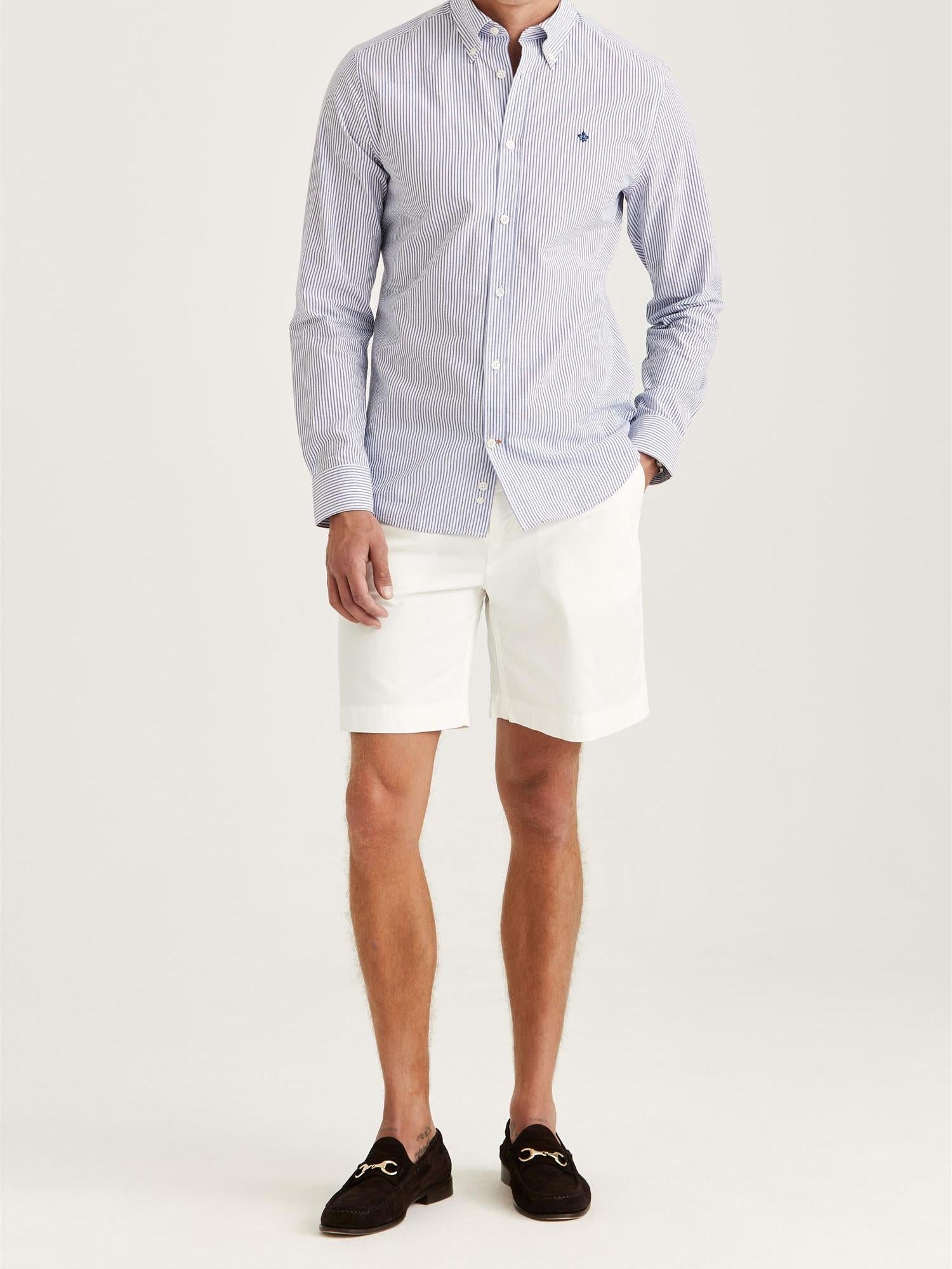 Morris Seersucker Shirt-Slim Fit-Skjorte-Morris-Aandahls