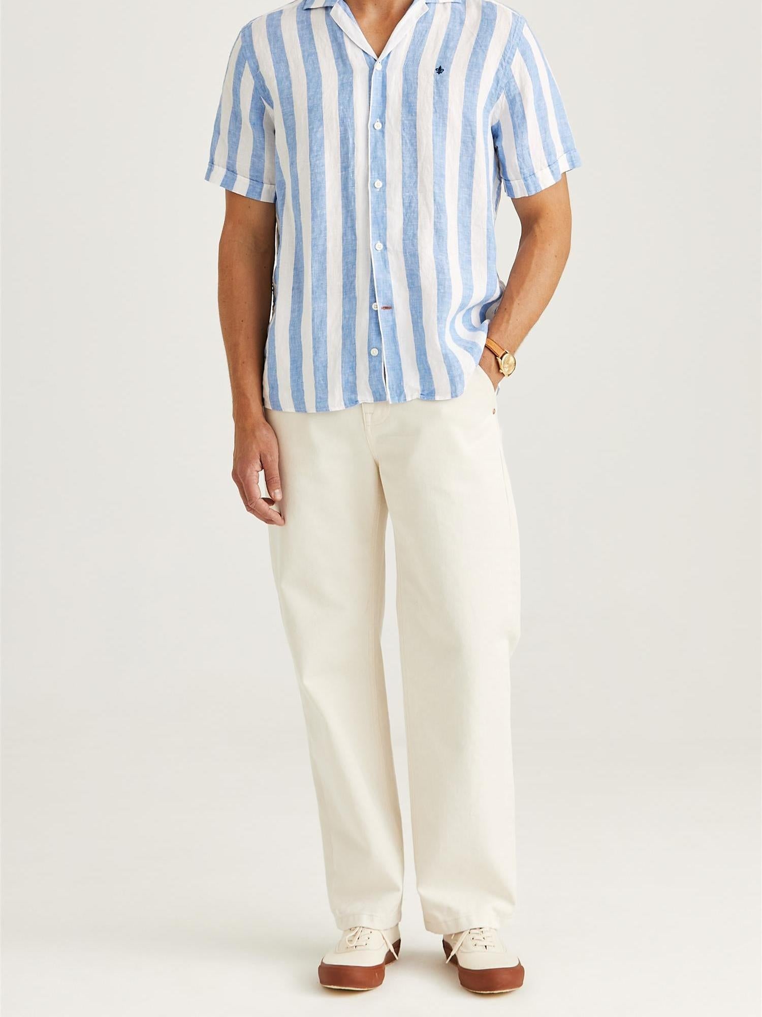 Resort linen ss shirt-Skjorte-Morris-Aandahls