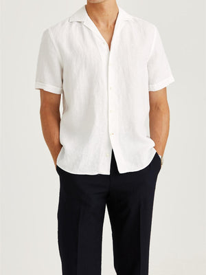 Resort linen ss shirt-Skjorte-Morris-Aandahls