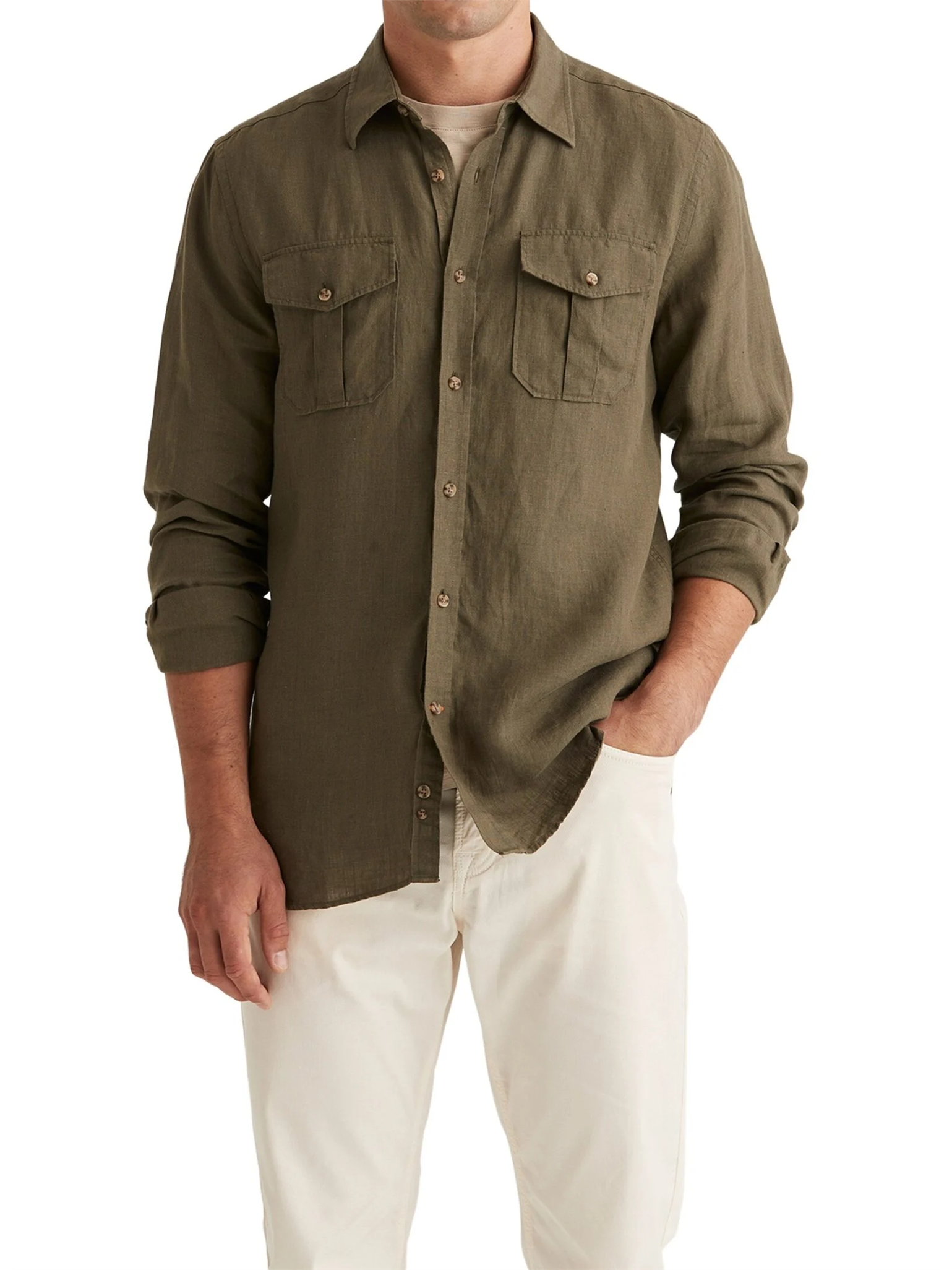 Safari Linen Shirt-Skjorter-Morris-Aandahls