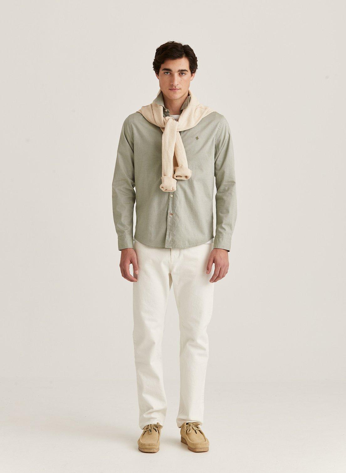 Structure Washed BD Shirt-Skjorter-Morris-Aandahls