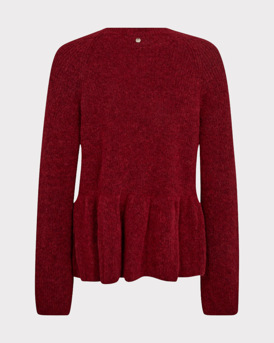 Mmthora O-Neck Frill Knit-Genser-Mos Mosh-Aandahls