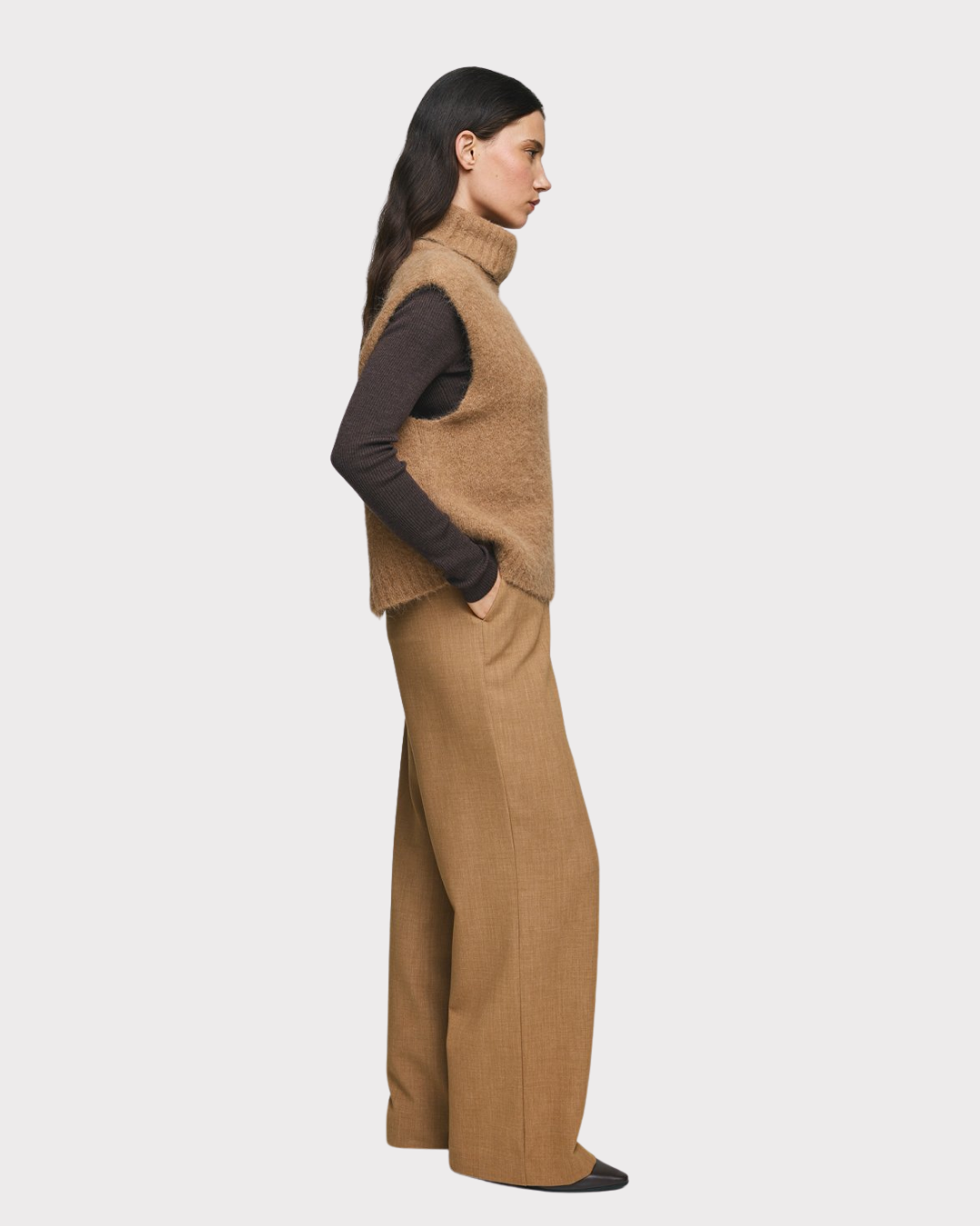 Macy Michelle HW wide Pants Regular-Bukse-MSCH Copenhagen-Aandahls