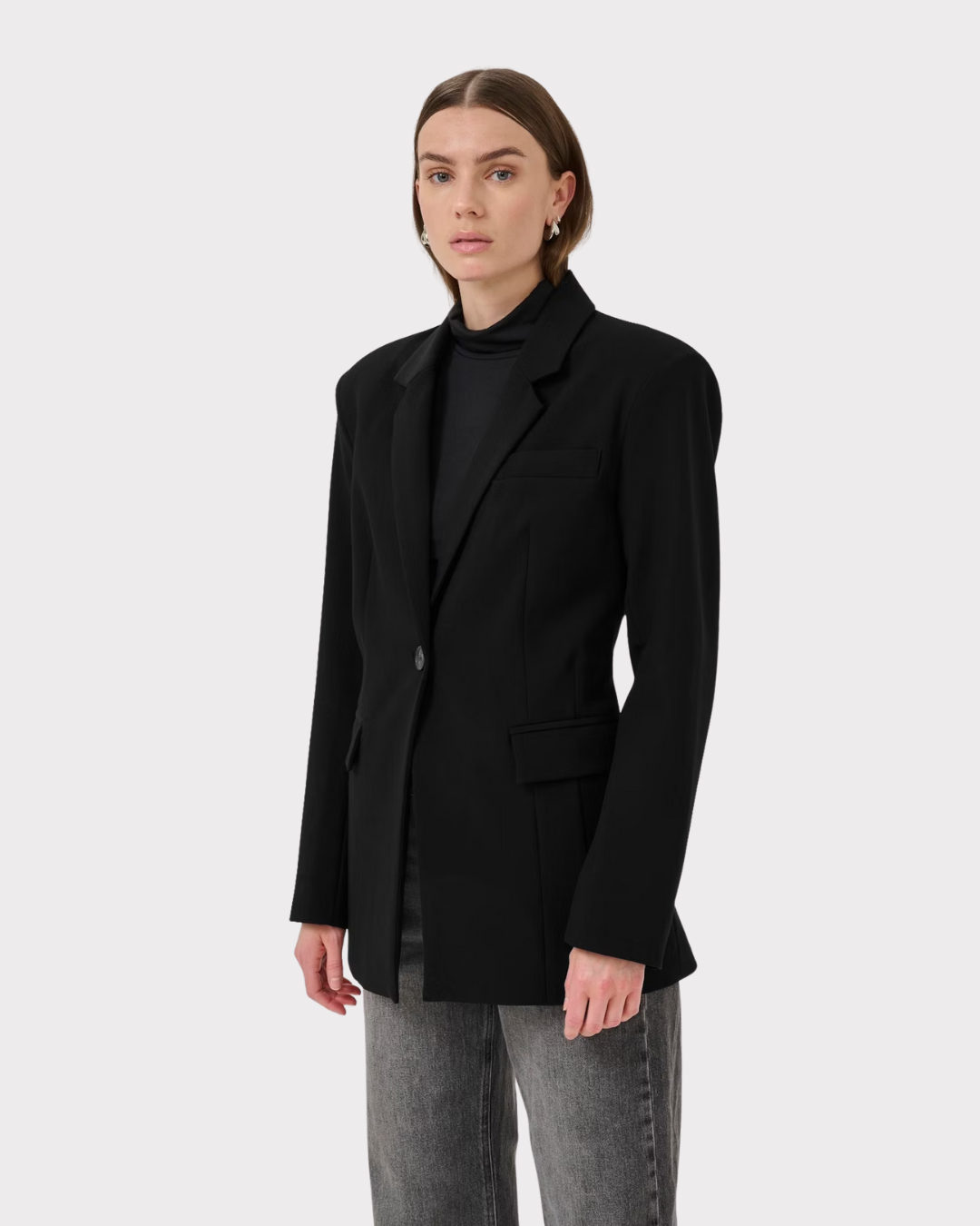 Milanmw Shaped Blazer-Yttertøy-My Essential Wardrobe-Aandahls