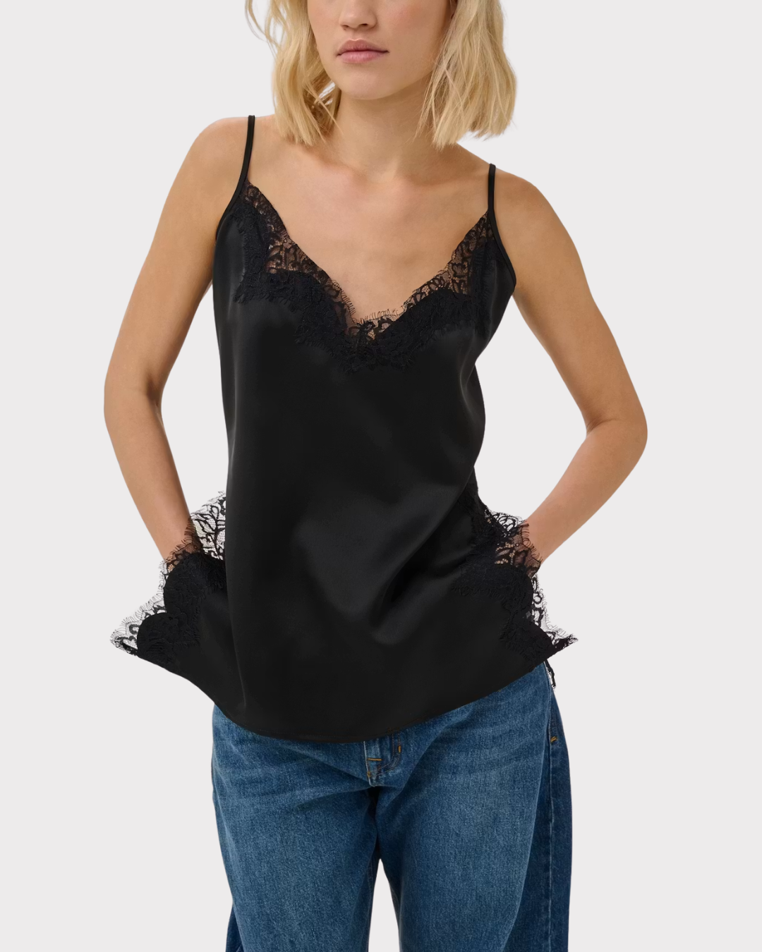Mwbrenda Lace Long Top
