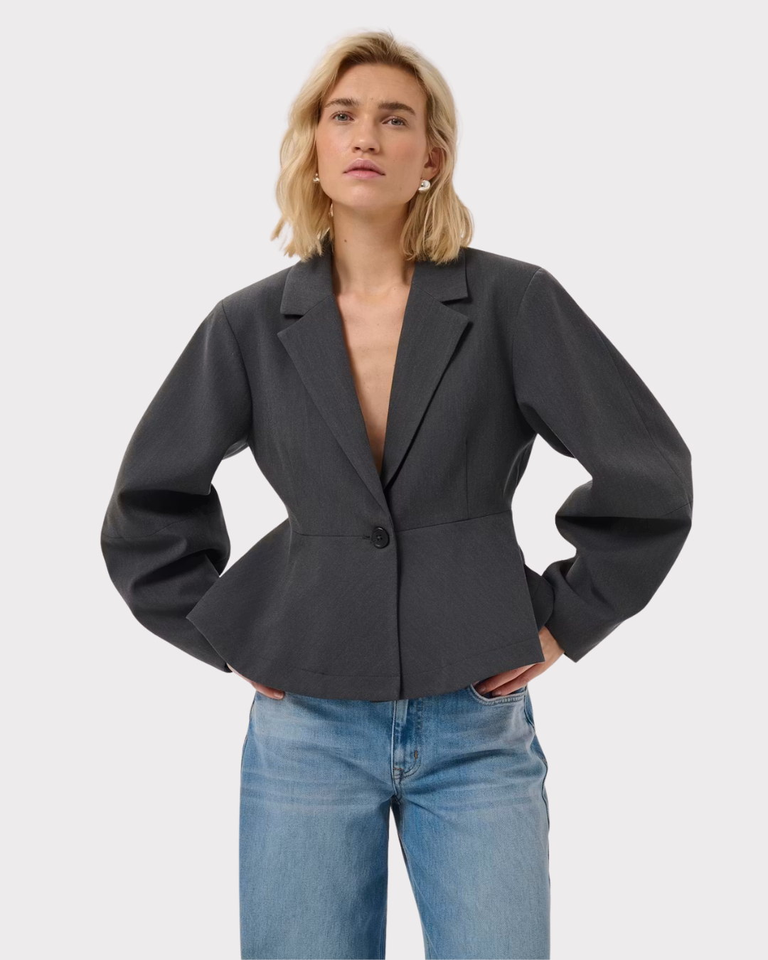 Mwevie Shaped Blazer