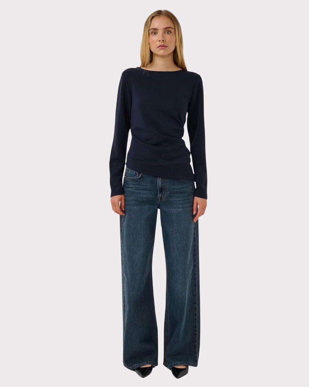 Mwhelle Asymmetric Blouse