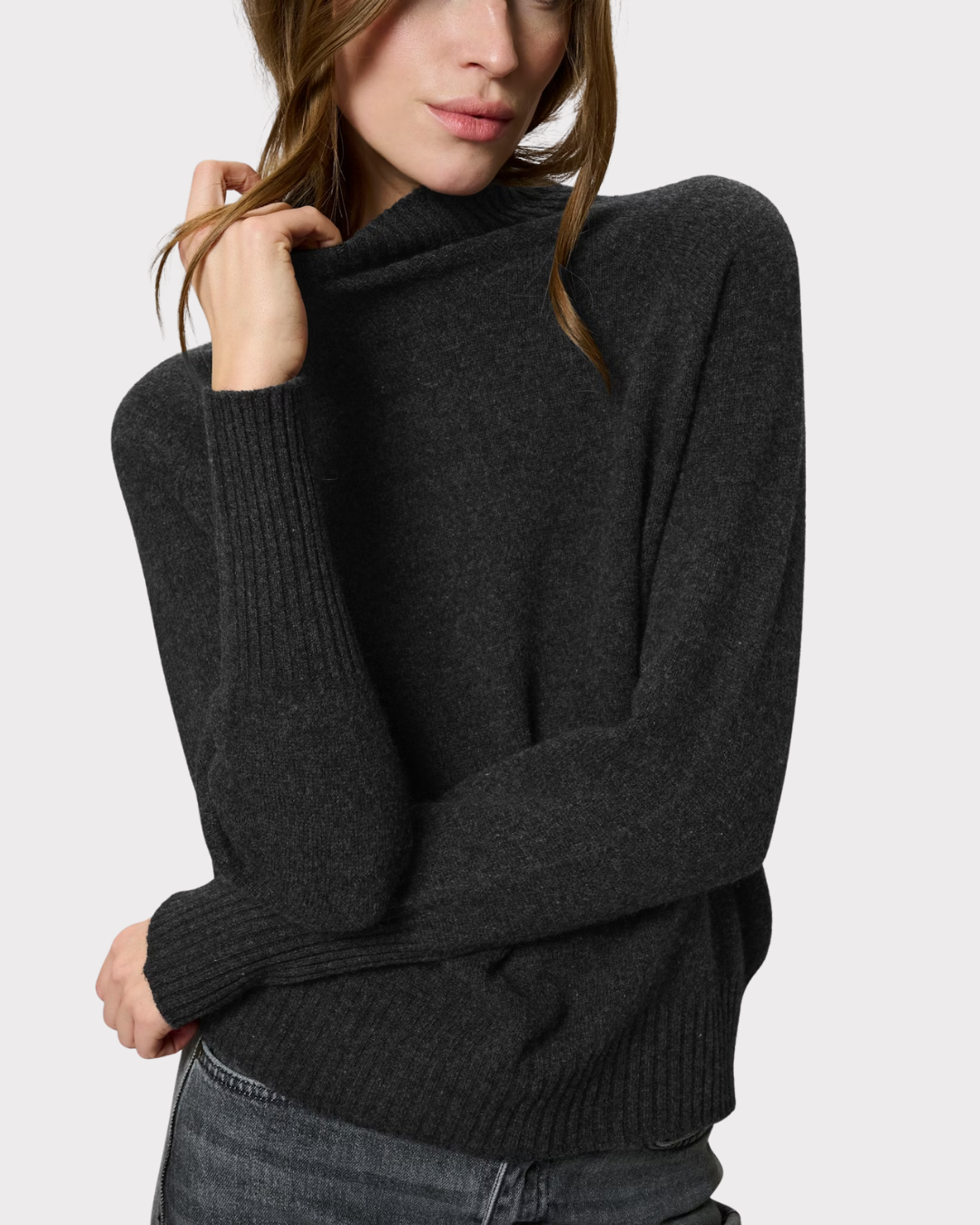 Mwtracy Knit High Neck Pullover-Genser-My Essential Wardrobe-Aandahls
