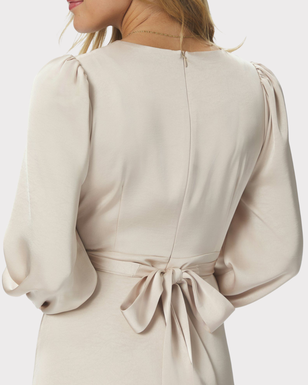 Bretti Heavy Sateen Dress-Kjole-Neo Noir-Aandahls