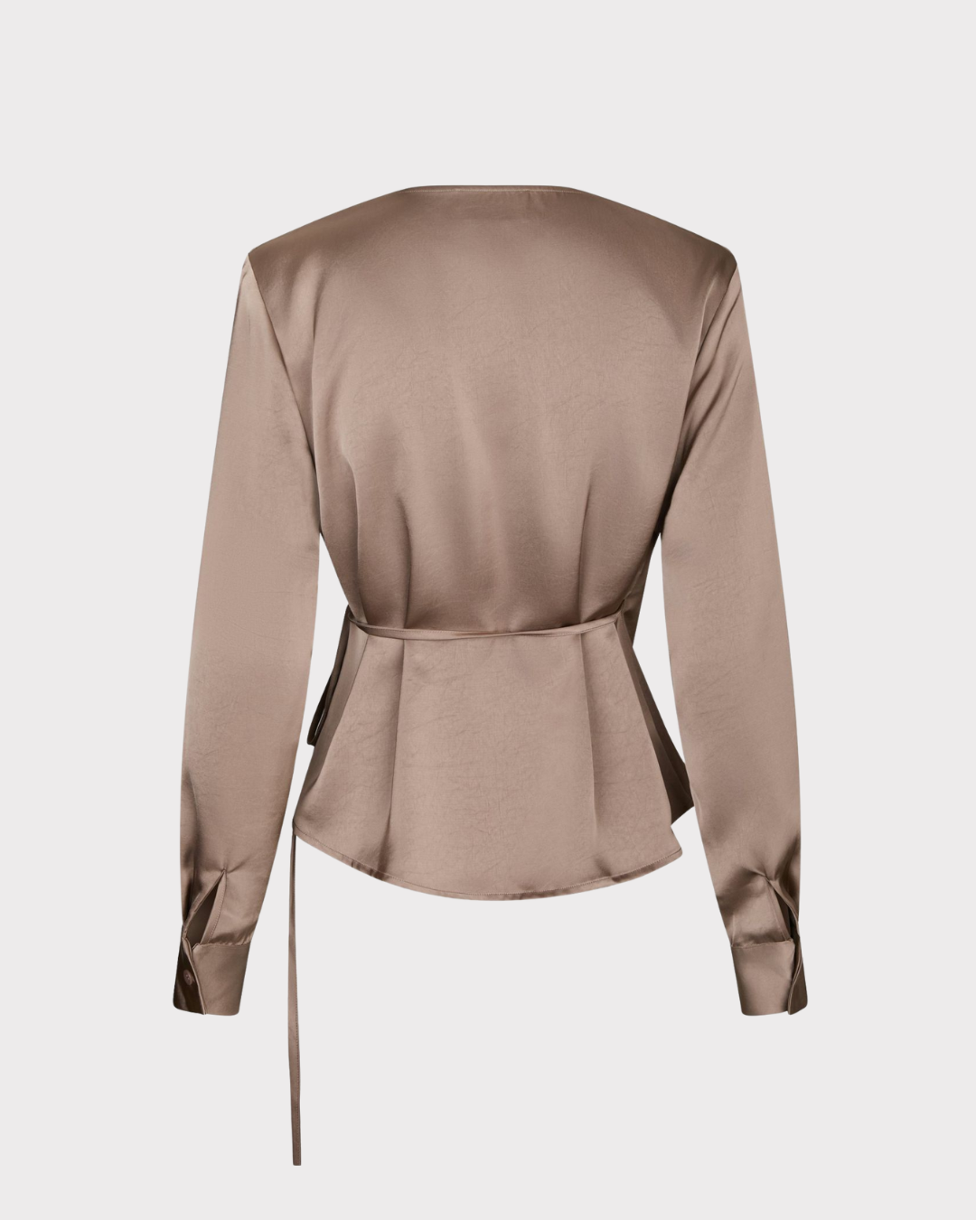 Caprina Heavy Sateen Blouse-Overdel-Neo Noir-Aandahls