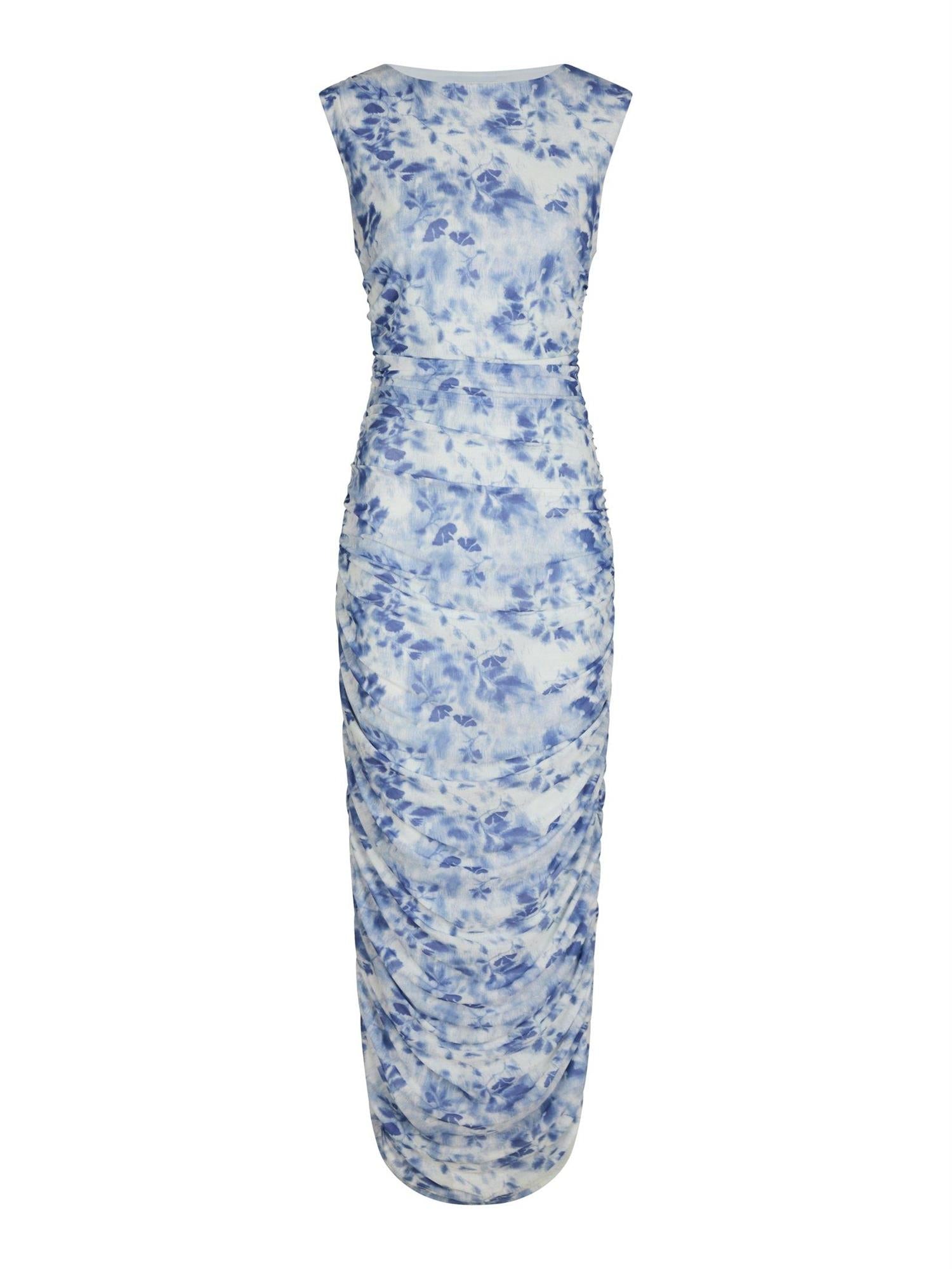Corilina Long Mesh Dress-Kjole-Neo Noir-Aandahls