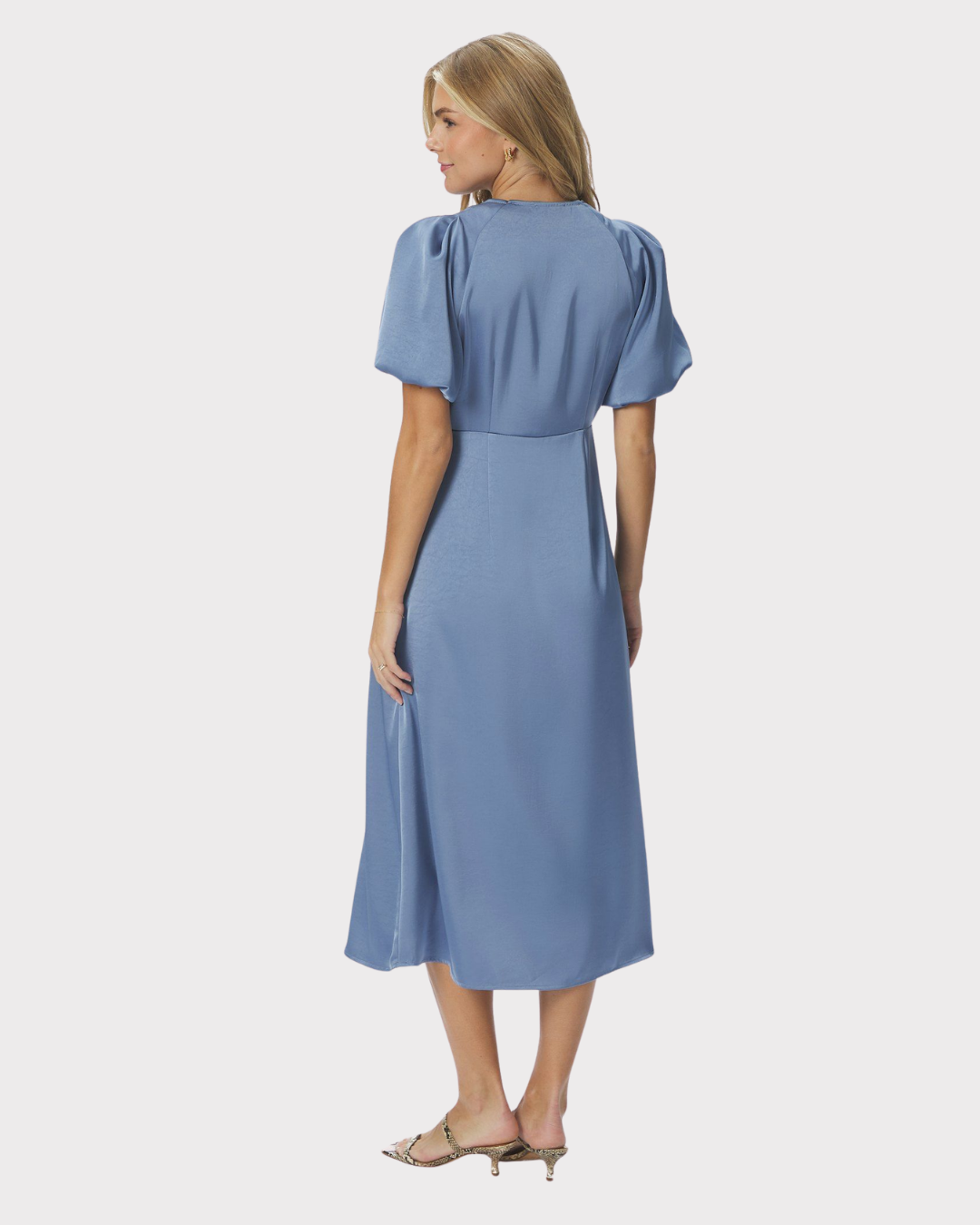 Illana Heavy Sateen Dress-Kjole-Neo Noir-Aandahls