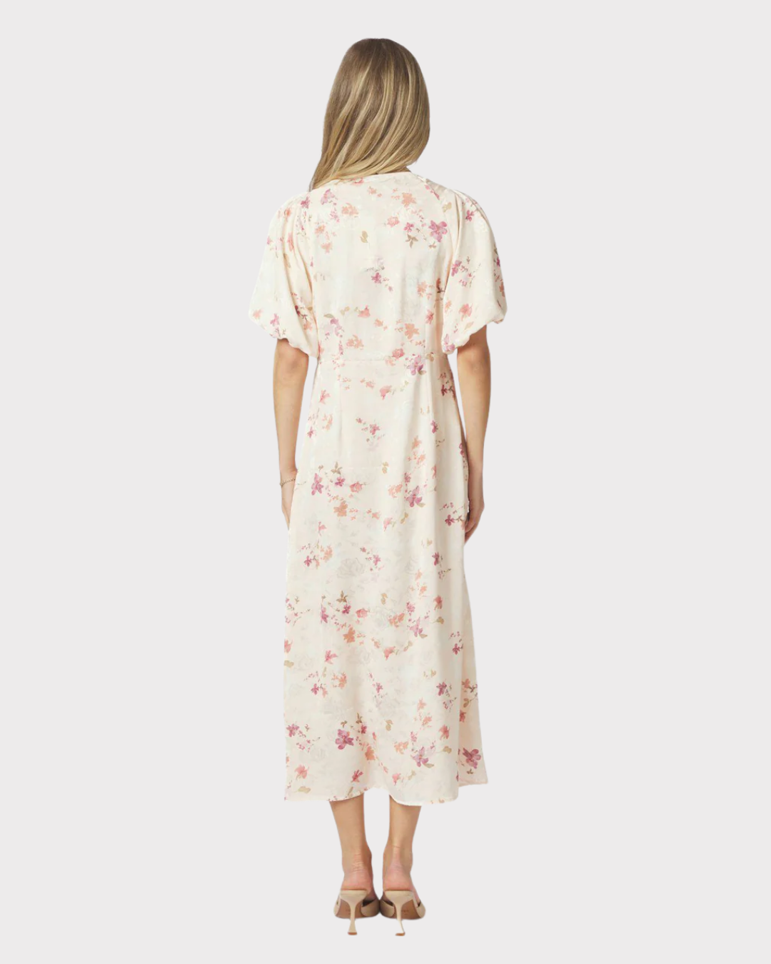 Illana Sateen Print Dress