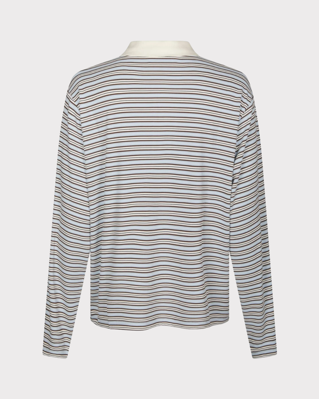 Lirenne Striped Polo Blouse