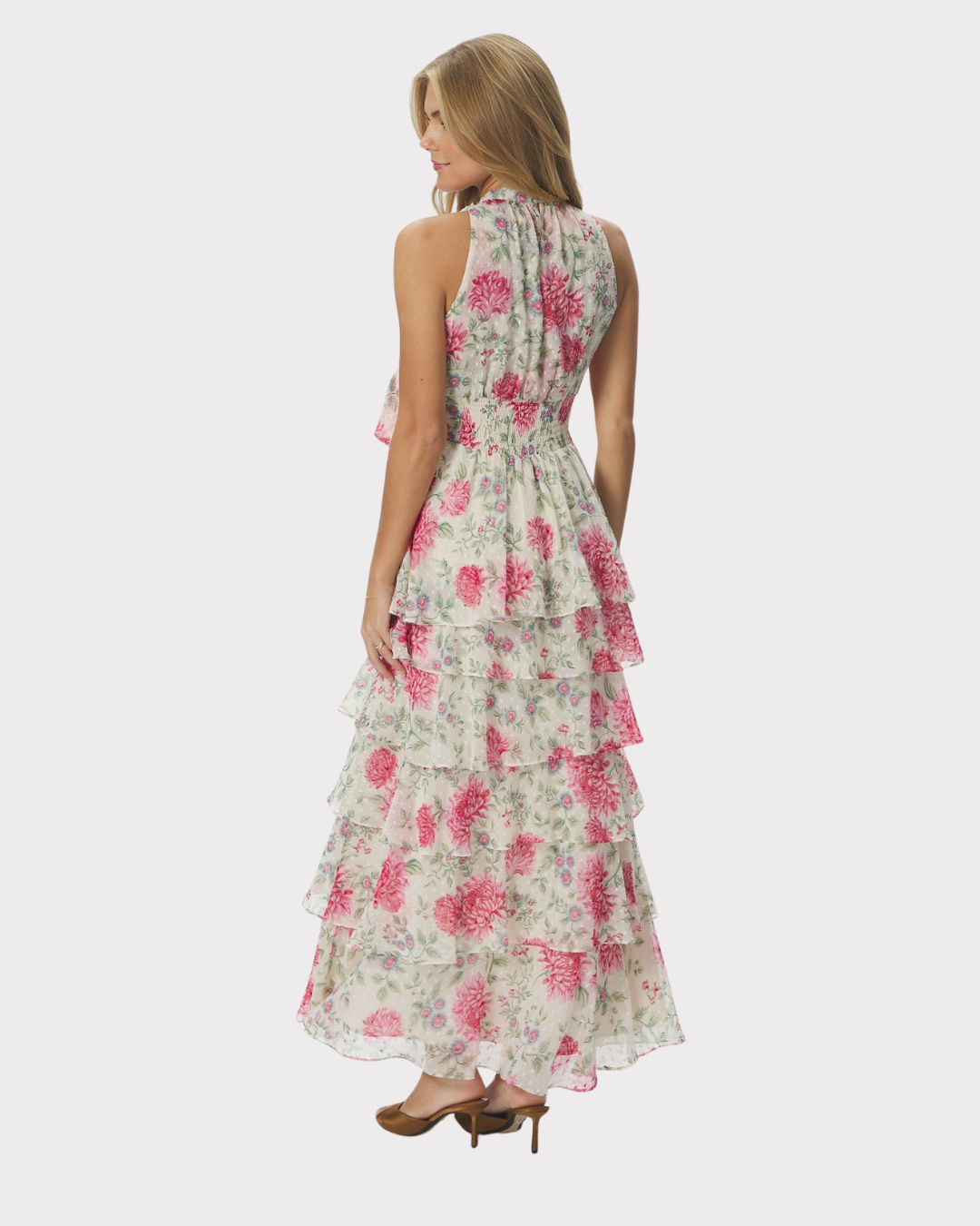 Marli Big Flower Dress-Kjole-Neo Noir-Aandahls
