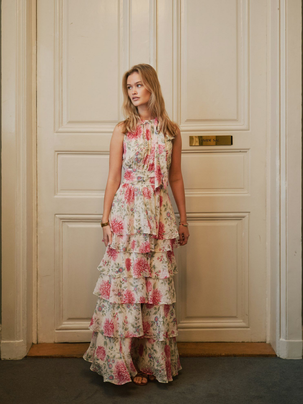 Marli Big Flower Dress-Kjole-Neo Noir-Aandahls
