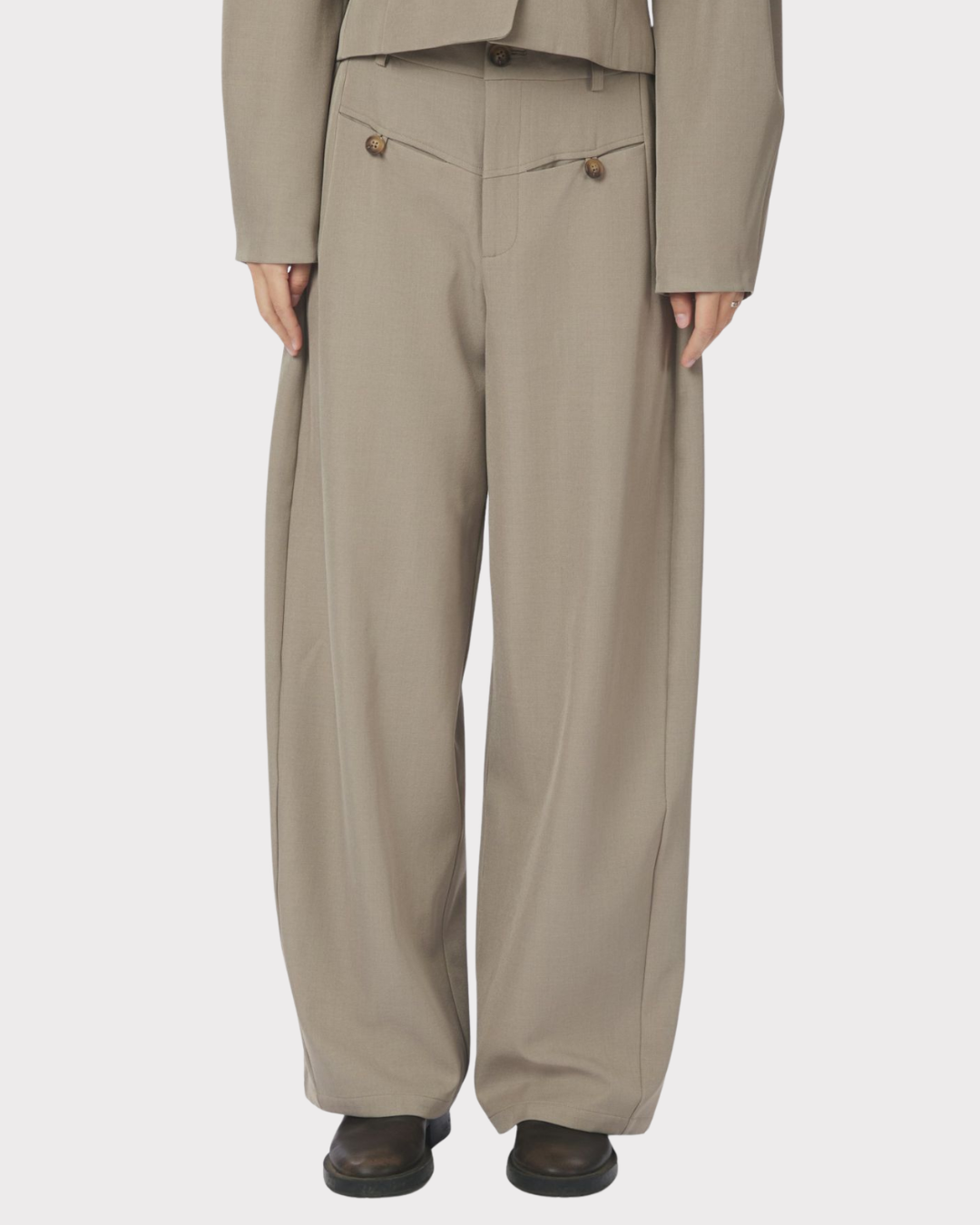 Massie Structure Pants-Bukse-Neo Noir-Aandahls