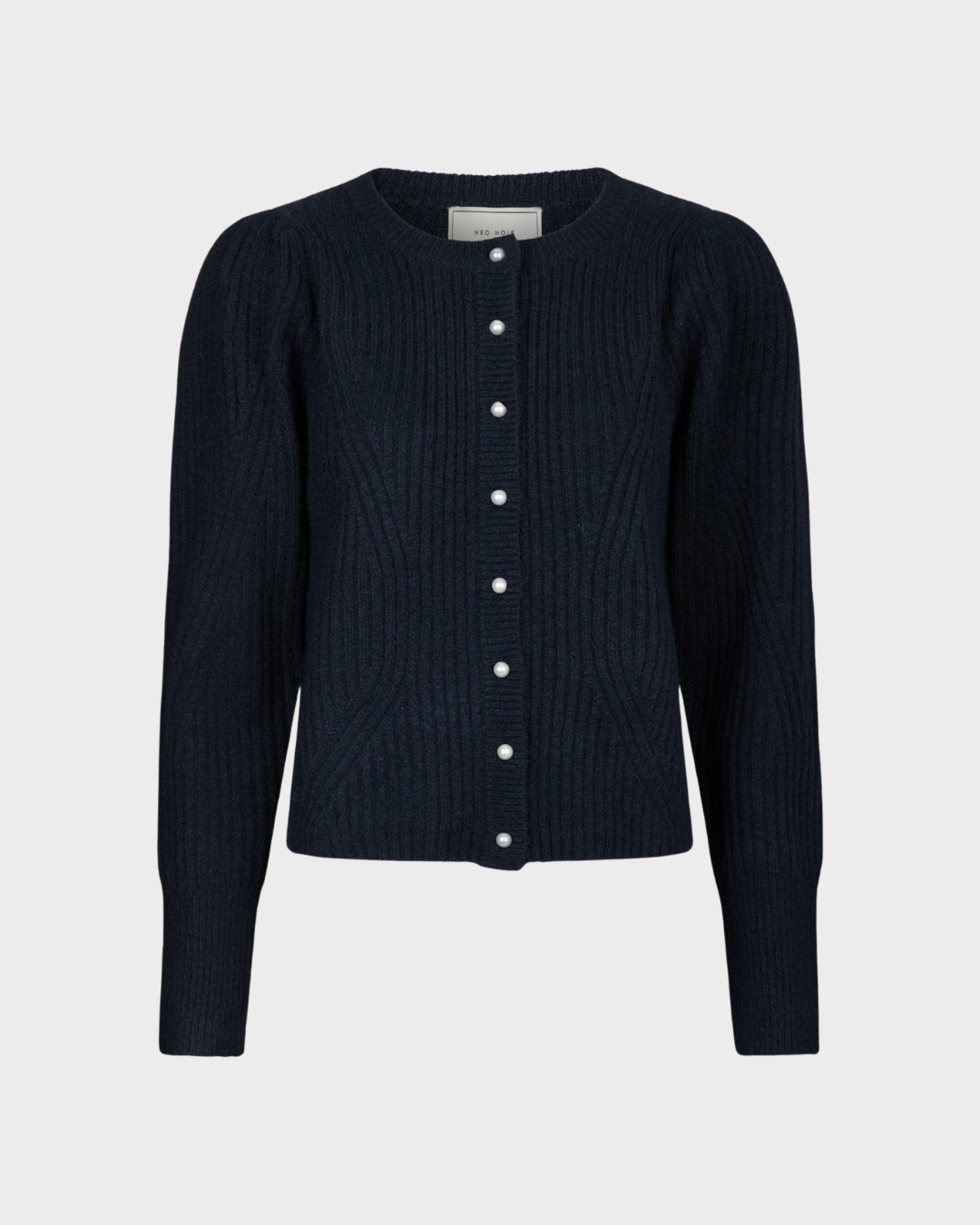 Puli Knit Cardigan-Genser-Neo Noir-Aandahls