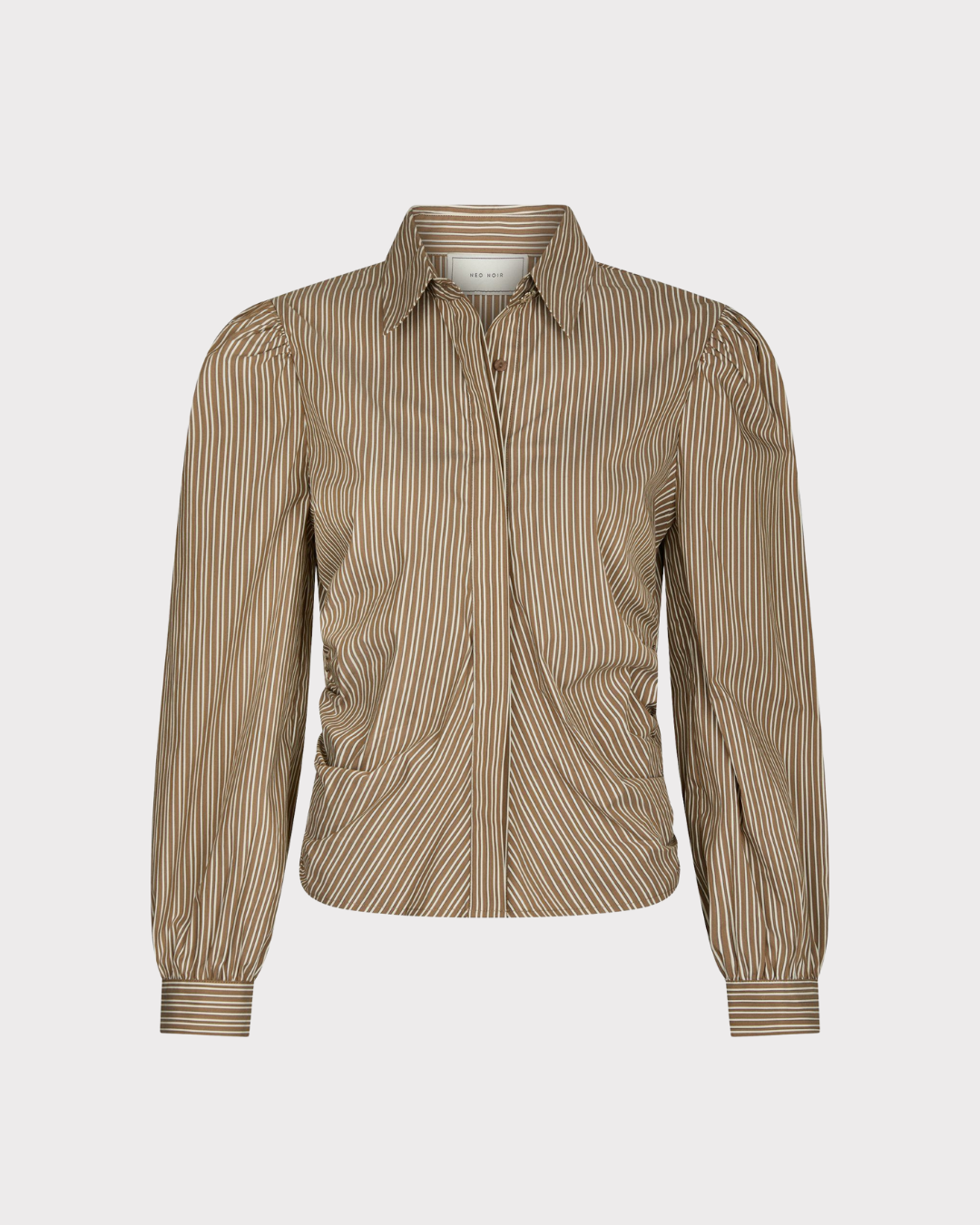 Ritta Stripe Shirt-Skjorte-Neo Noir-Aandahls
