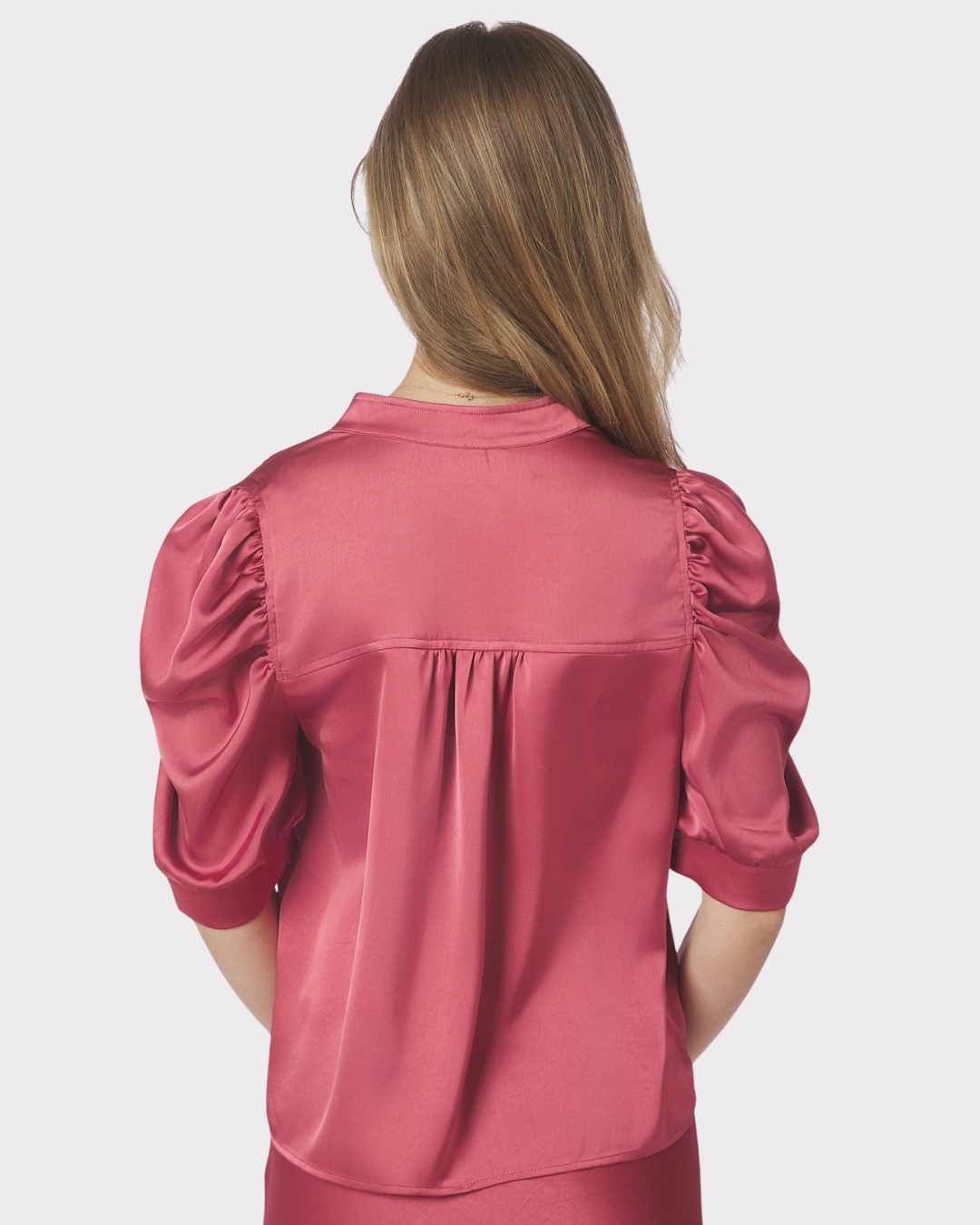 Roella Heavy Sateen Blouse-Overdel-Neo Noir-Aandahls