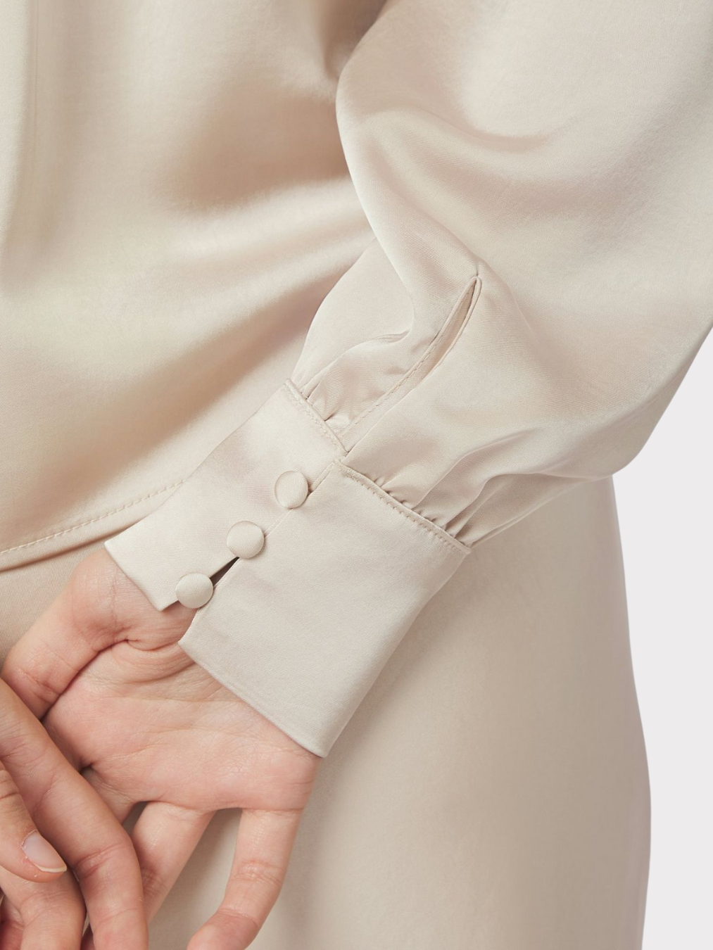 Rosslyn Heavy Sateen Blouse-Overdel-Neo Noir-Aandahls