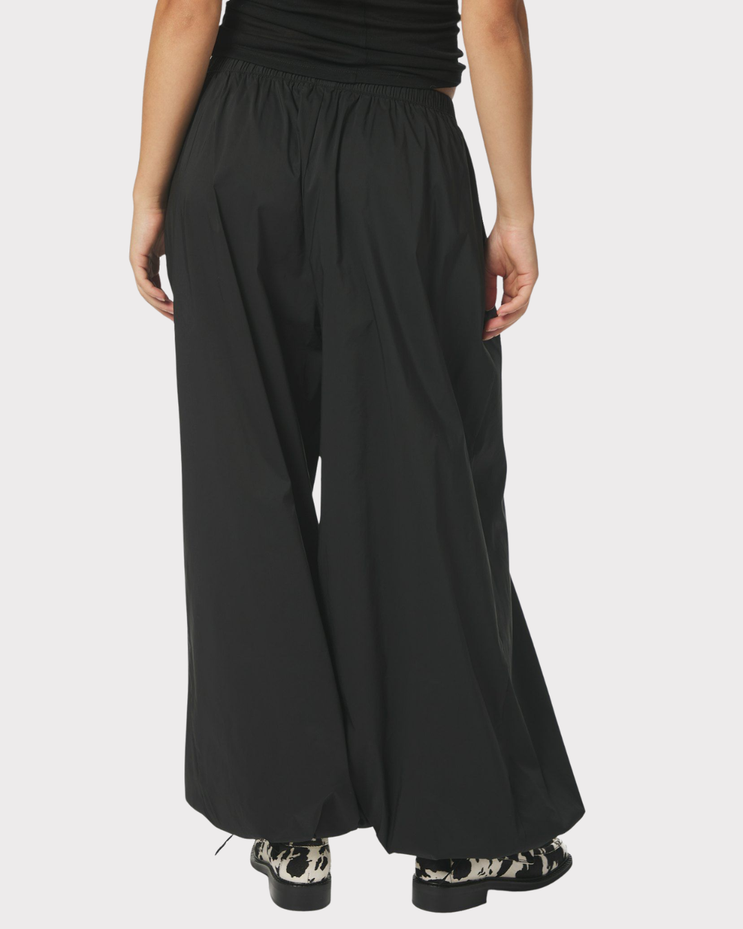 Roxanne ballon poplin pants-Bukse-Neo Noir-Aandahls
