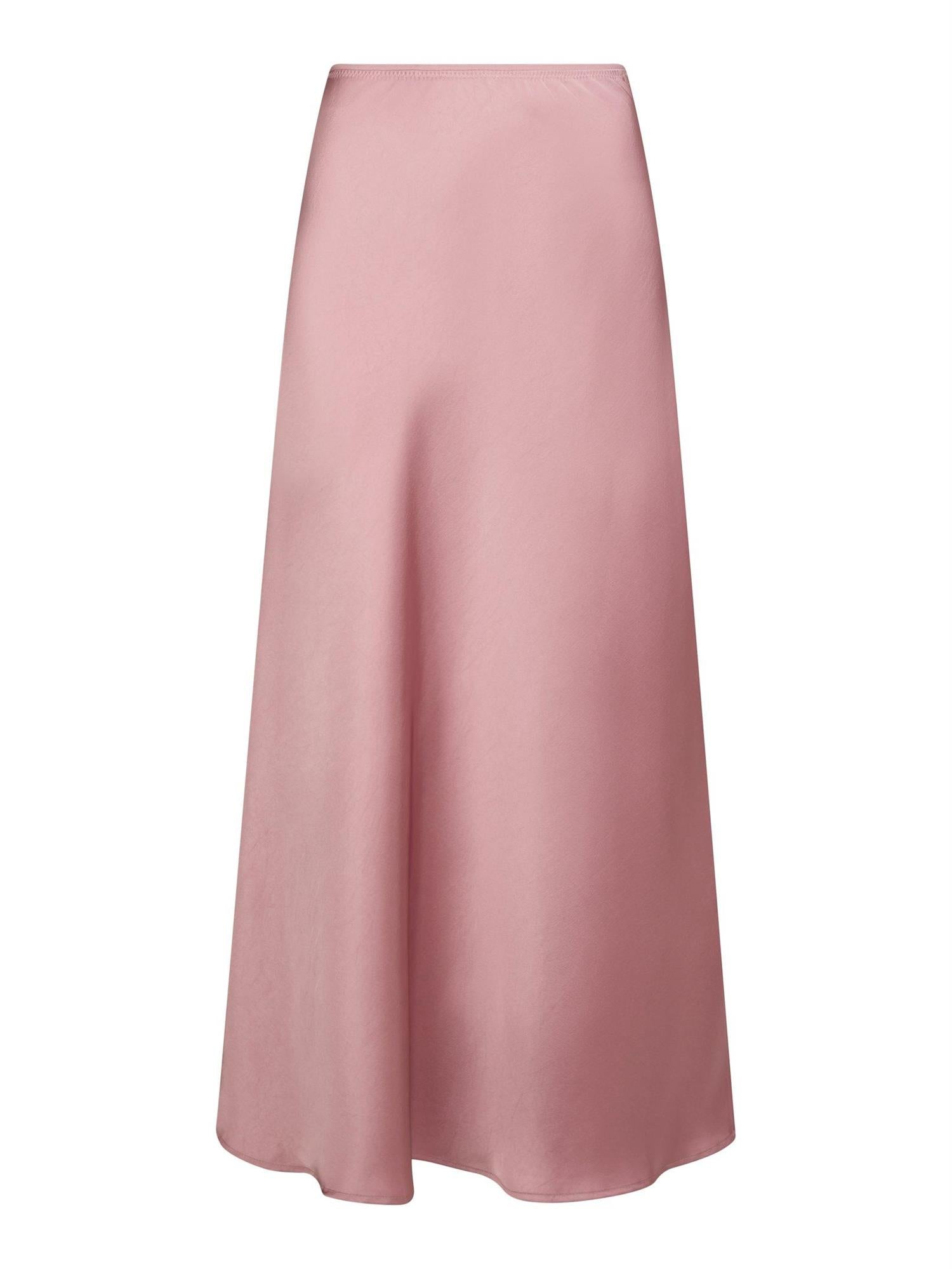 Vicky Heavy Satin Skirt-Skjørt-Neo Noir-Aandahls