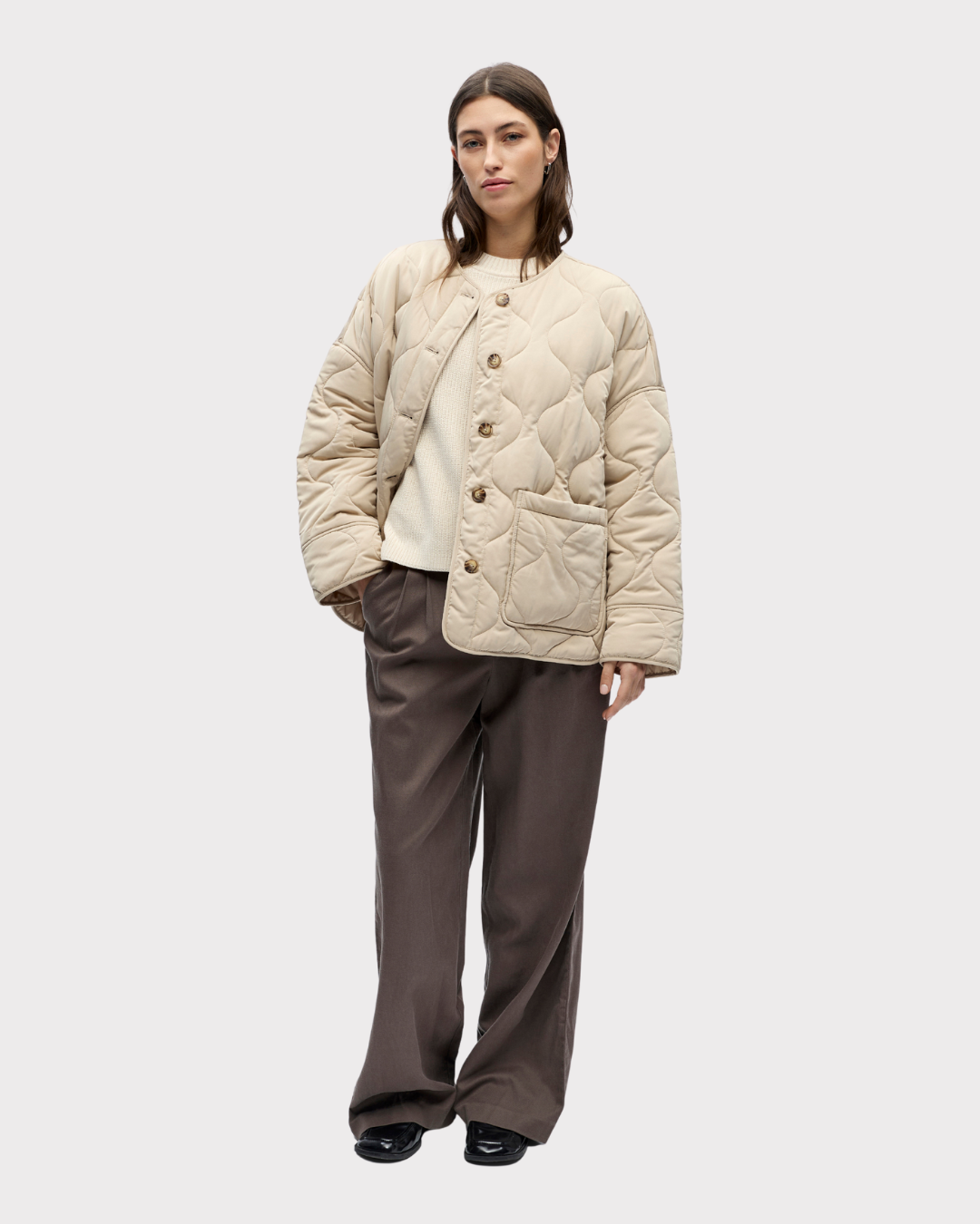 Objallie Ls Lo Quilted Jacket Noos-Yttertøy-OBJECT-Aandahls