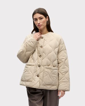 Objallie Ls Lo Quilted Jacket Noos-Yttertøy-OBJECT-Aandahls