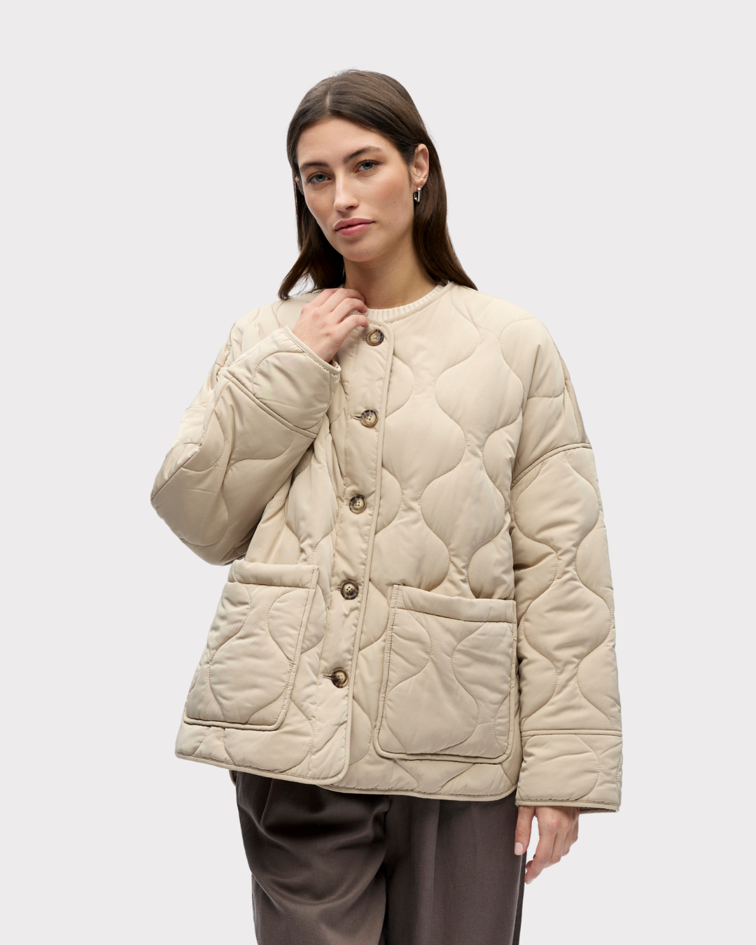 Objallie Ls Lo Quilted Jacket Noos-Yttertøy-OBJECT-Aandahls