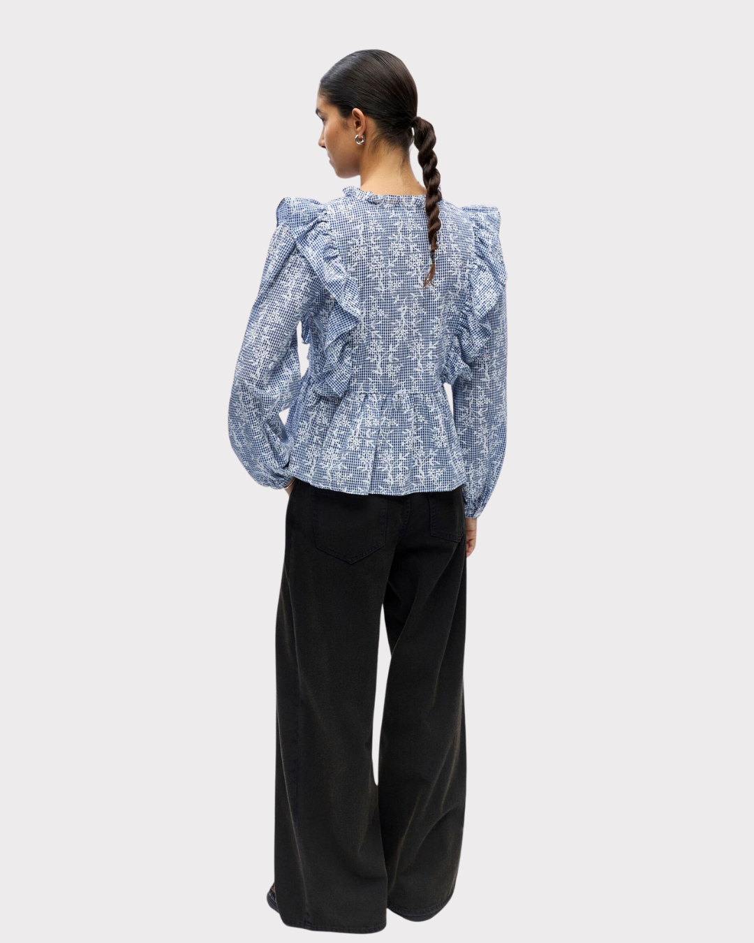 Objciara L/s Re Frill Top 143-Overdel-OBJECT-Aandahls