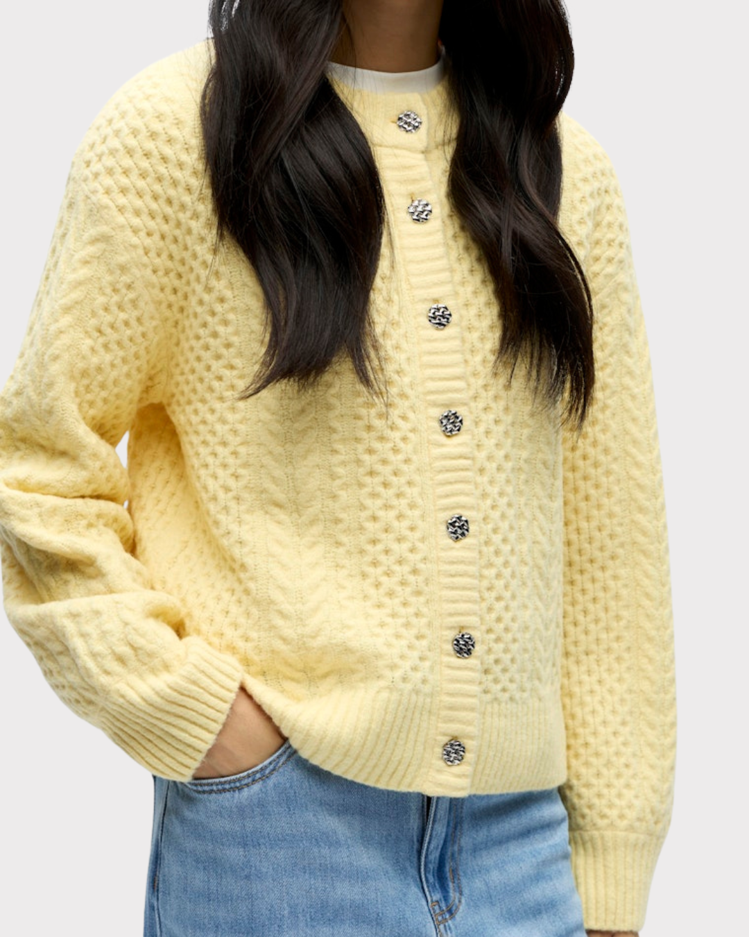 Objdebbie L/s Lo Knit Cardigan 143-Cardigan-OBJECT-Aandahls