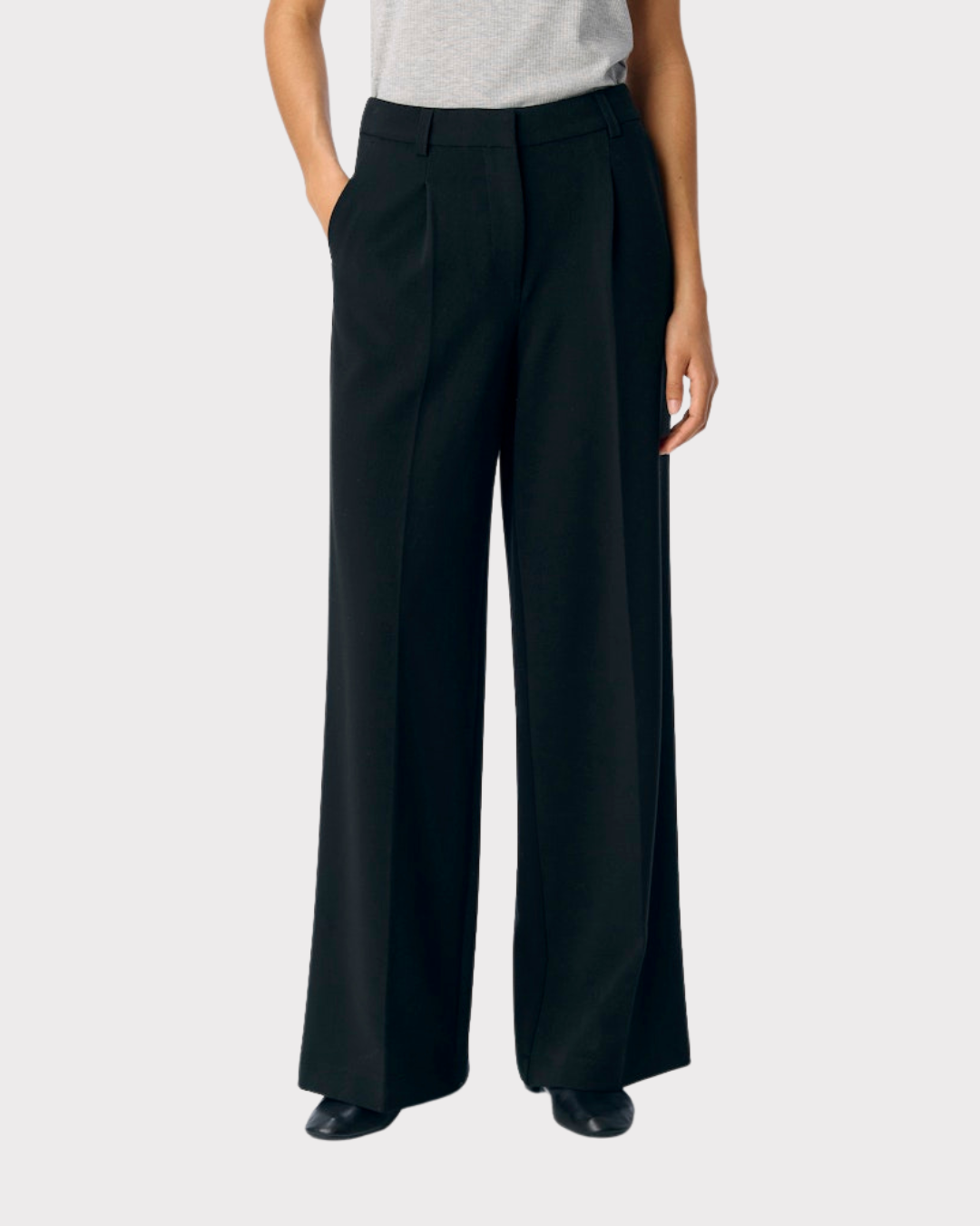 Objivy Wide Pant Noos-Bukse-OBJECT-Aandahls