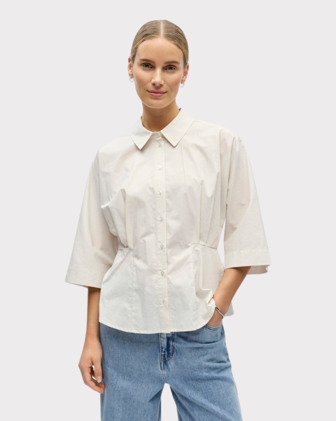 Objmerle Hope 3/4 Re Shirt 143-Overdel-OBJECT-Aandahls