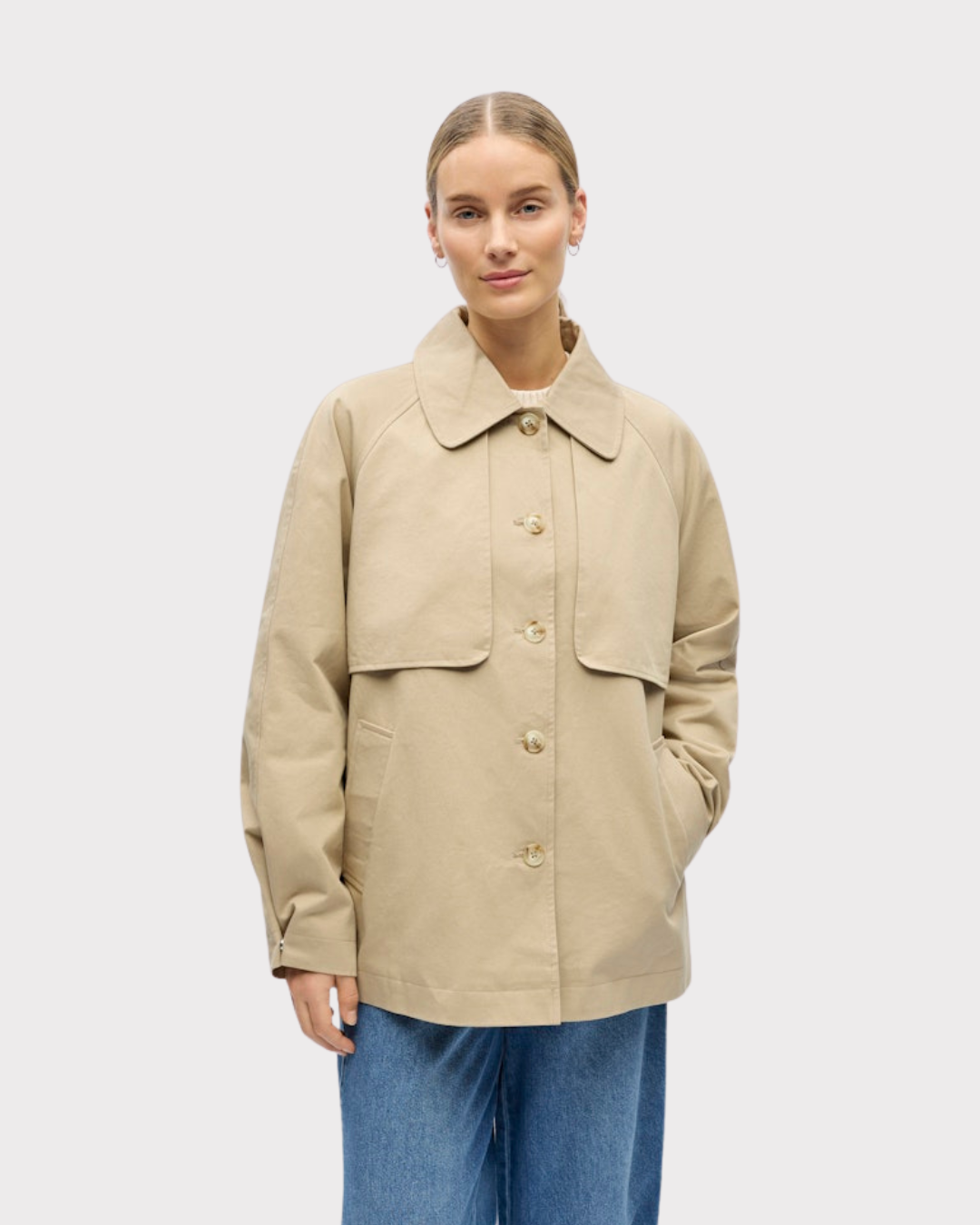 Objpaula Re L/s Trench Jacket Noos-Yttertøy-OBJECT-Aandahls