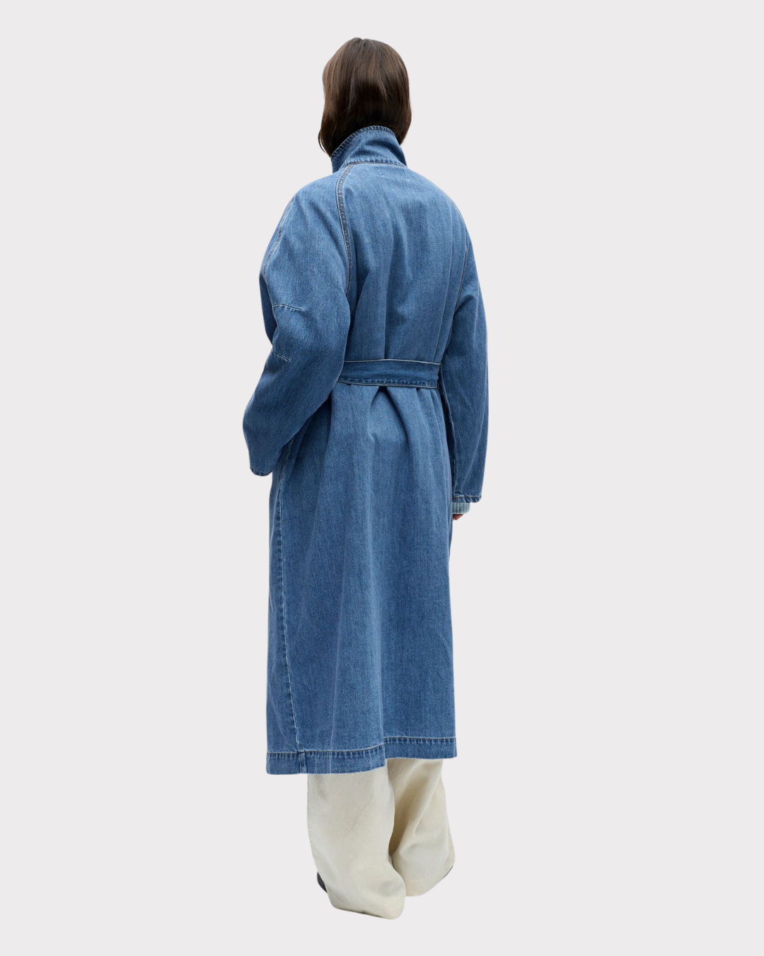 Objtrinna L/s Denim Trenchcoat Noos-Yttertøy-OBJECT-Aandahls