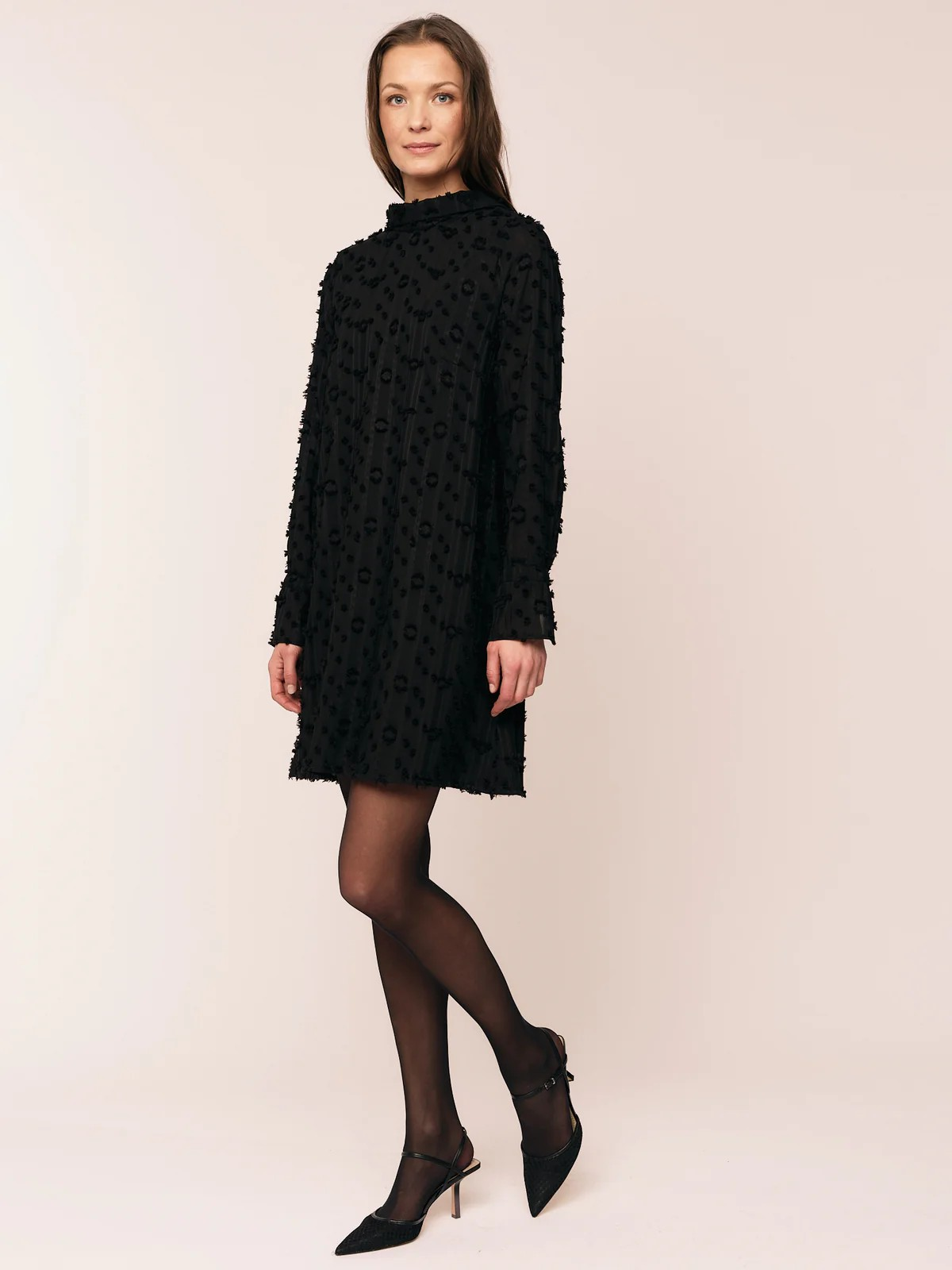 Julia Mock Neck dress-Kjole-OnceUntold-Aandahls
