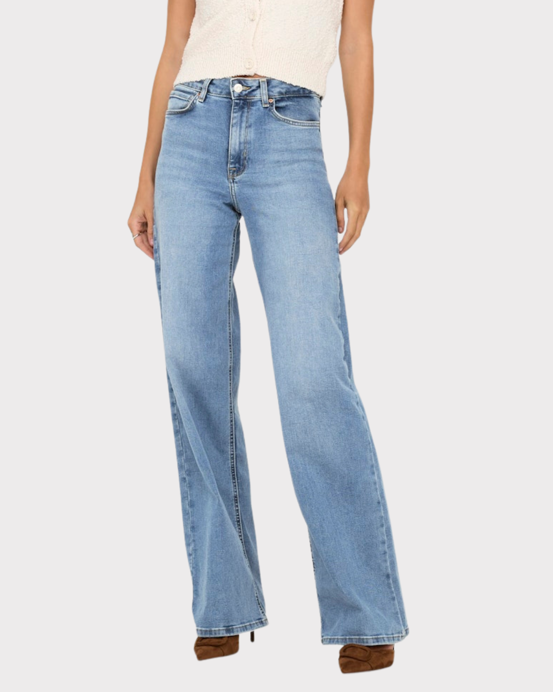 Onlmadison Blush HW Wide DNM Cro371 Noos