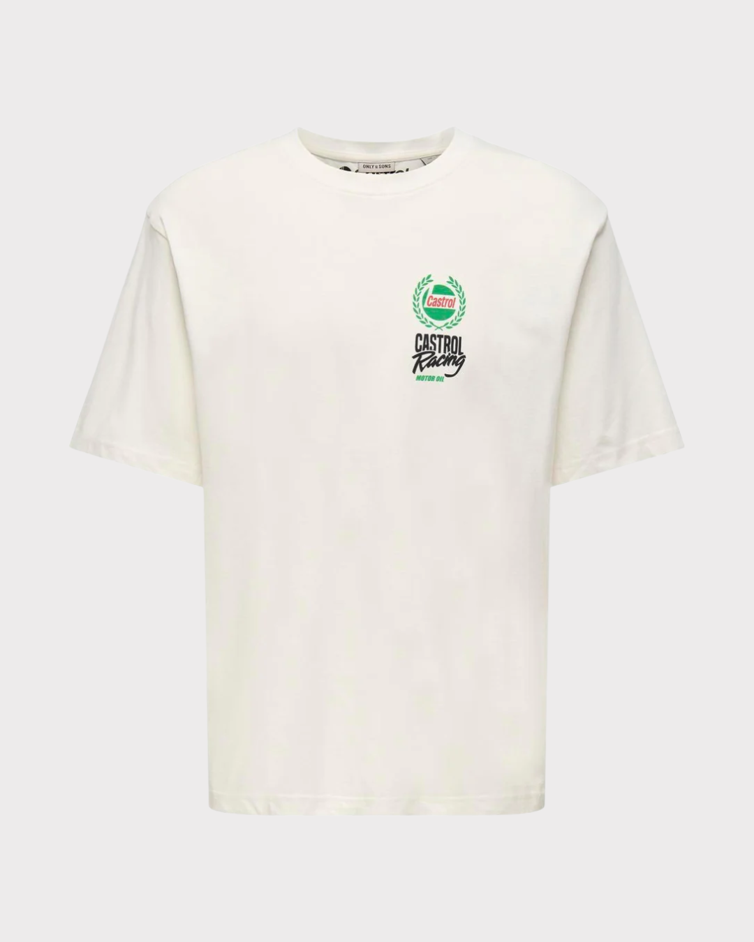 Osjcastrol Rlx Ss Lic Tee-T-shirt-Only & Sons Junior-Aandahls