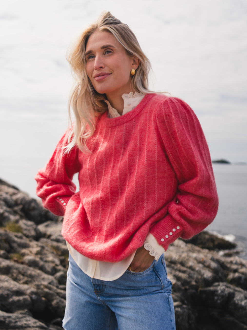 Rausamalie Puff Pullover-Genser-Raus-Aandahls