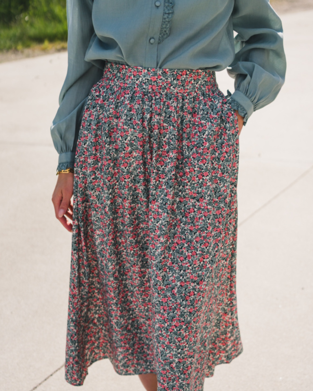 Rausastrid Hw Skirt Aop
