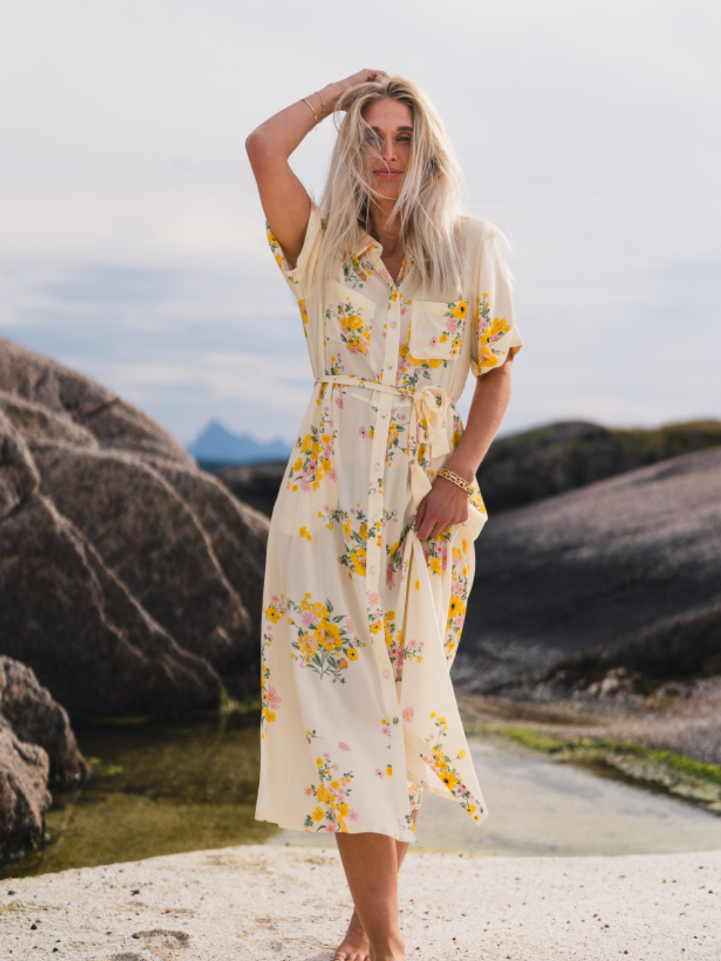 Rausirene 2/4 Shirt Dress Aop