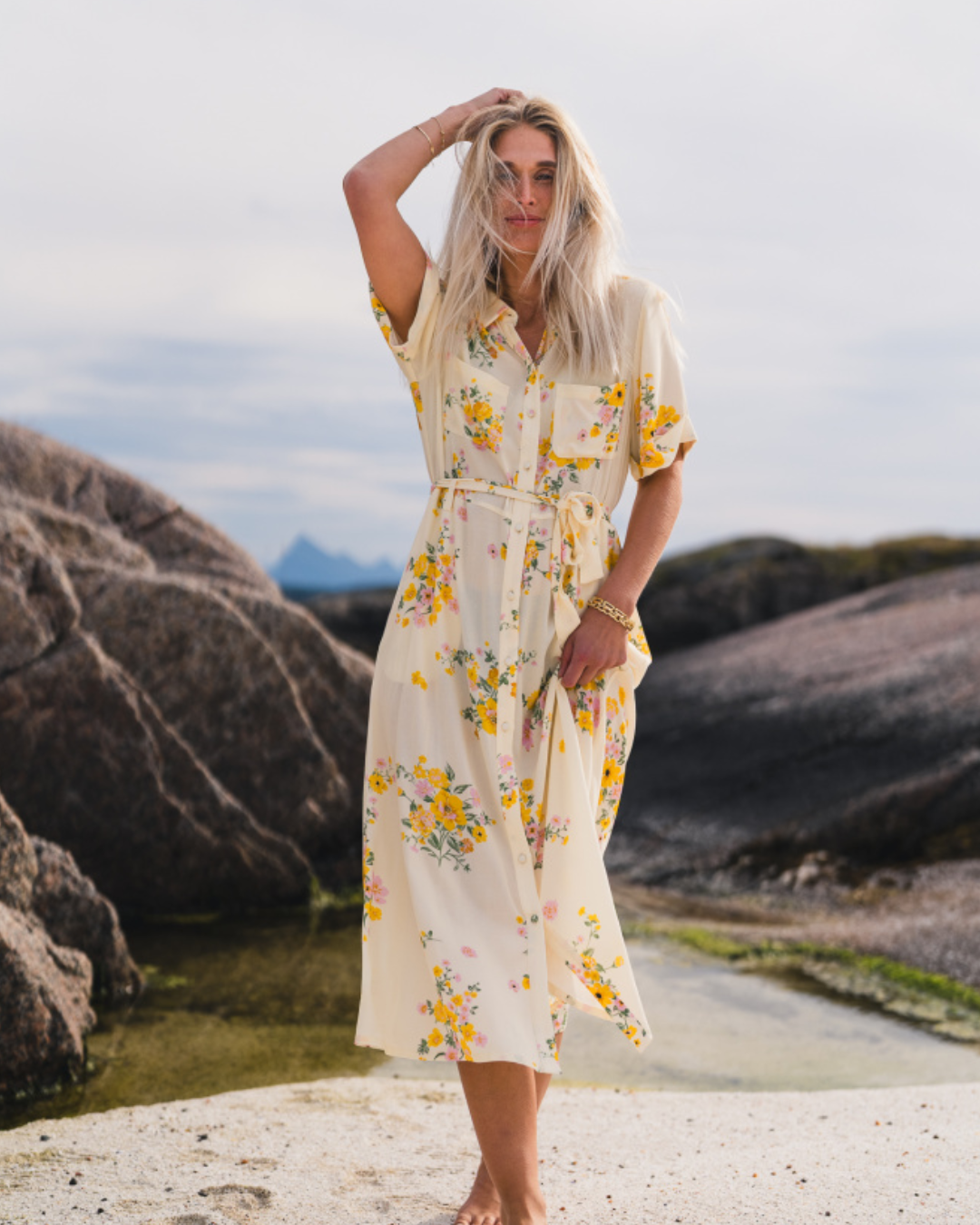 Rausirene 2/4 Shirt Dress Aop