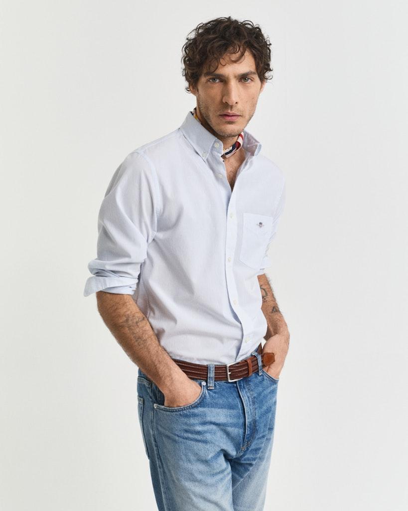 reg classic poplin banker-Skjorte-Gant-Aandahls