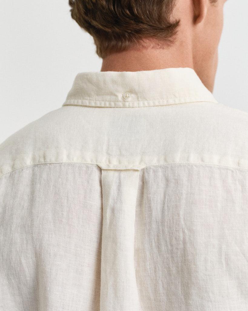 reg gmnt dyed linen shirt-Skjorte-Gant-Aandahls