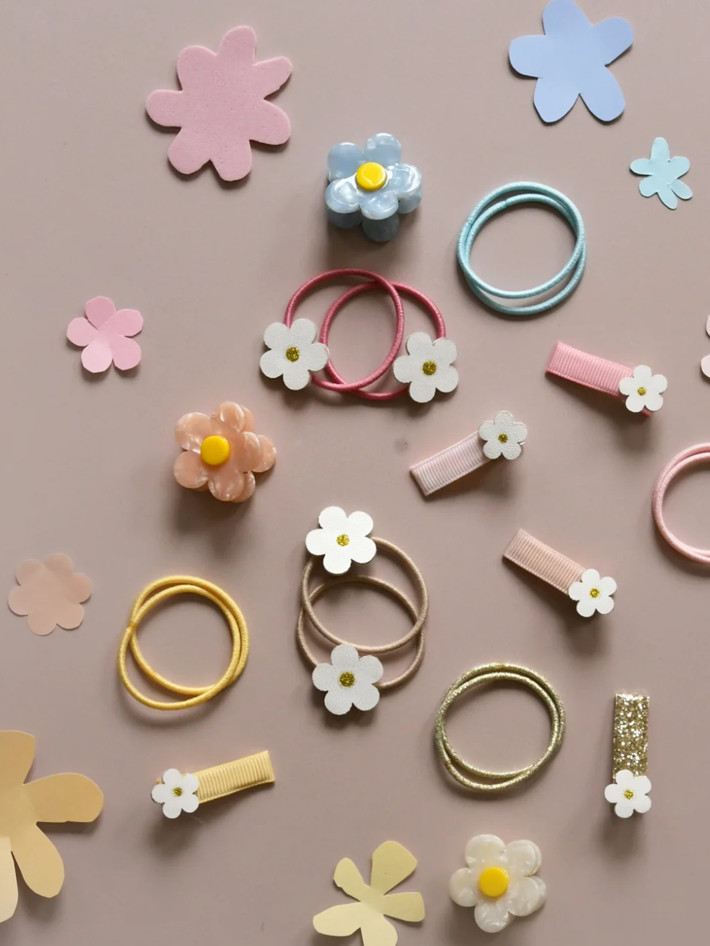 Mini Daisy Claw Clips 3-pack