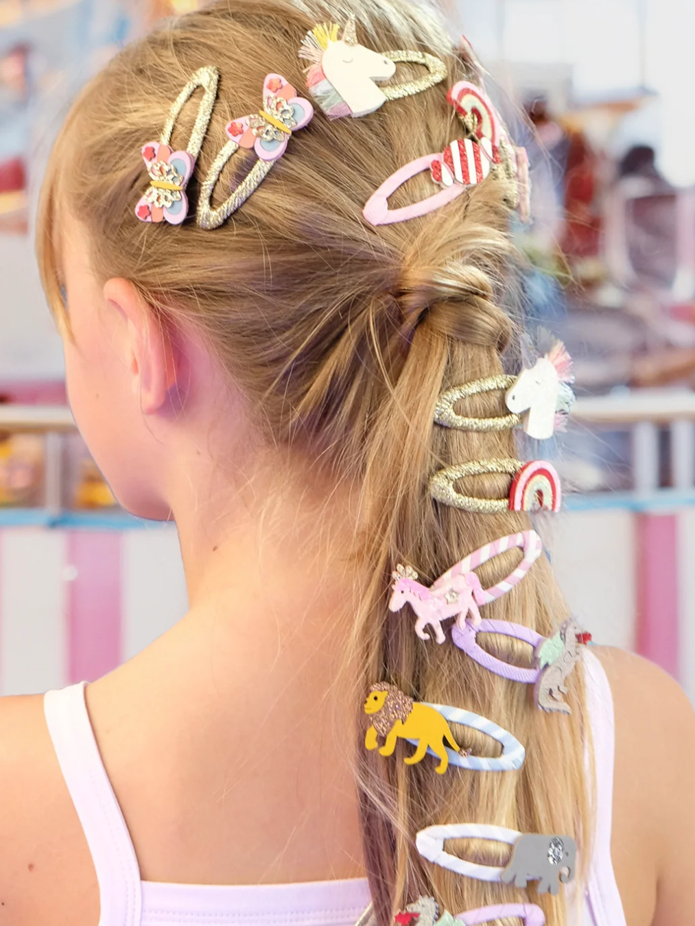Pink Pony Clips-Hårpynt-Rockahula-Aandahls
