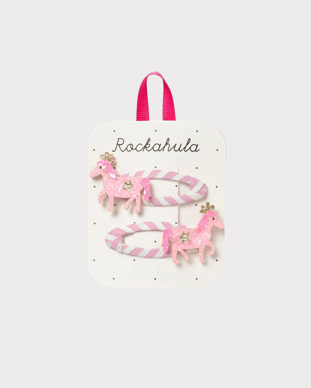 Pink Pony Clips-Hårpynt-Rockahula-Aandahls