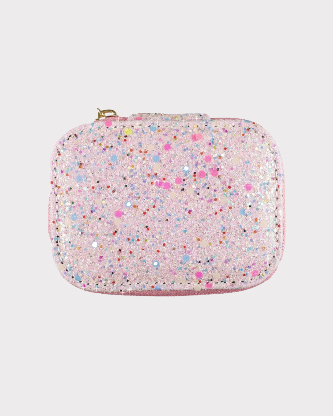 Rainbow Confetti Glitter Mini Jewelry Box